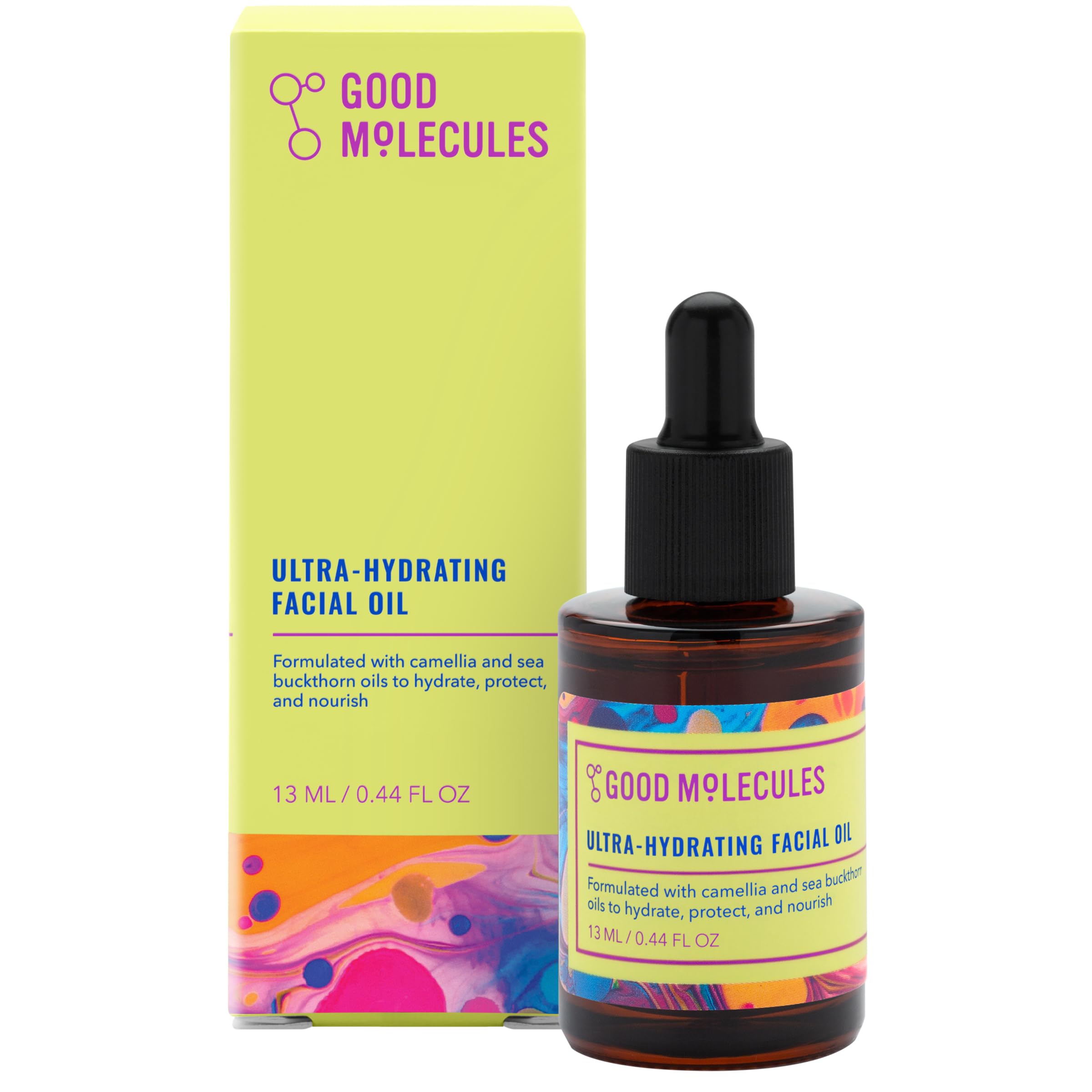 Aceite Facial Good Molecules Ultrahidratante Con Espino Amarillo, 13 Ml - Venta Internacional.