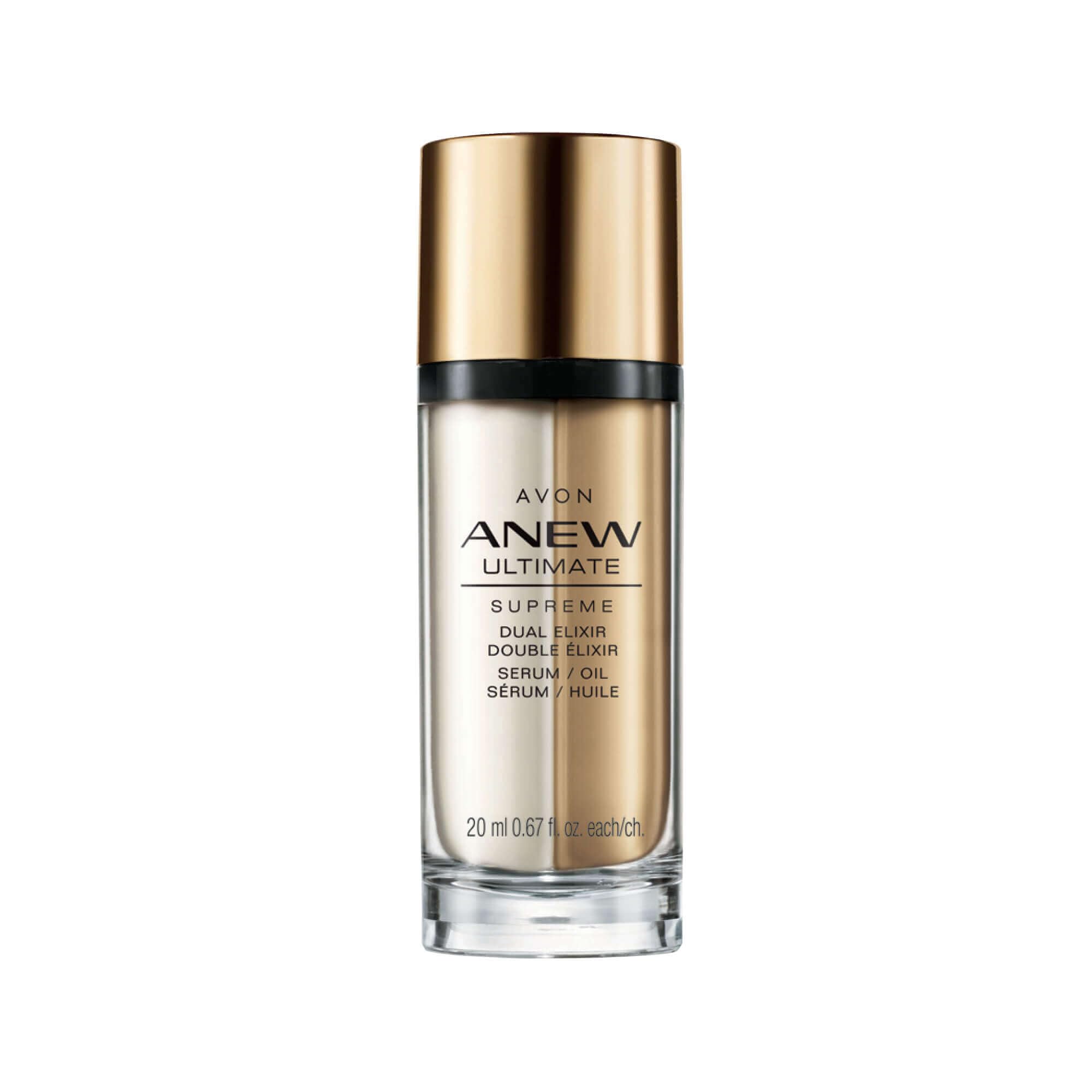 Sérum Y Aceite Avon Anew Ultimate Supreme Dual Elixir Antiedad - Venta Internacional.