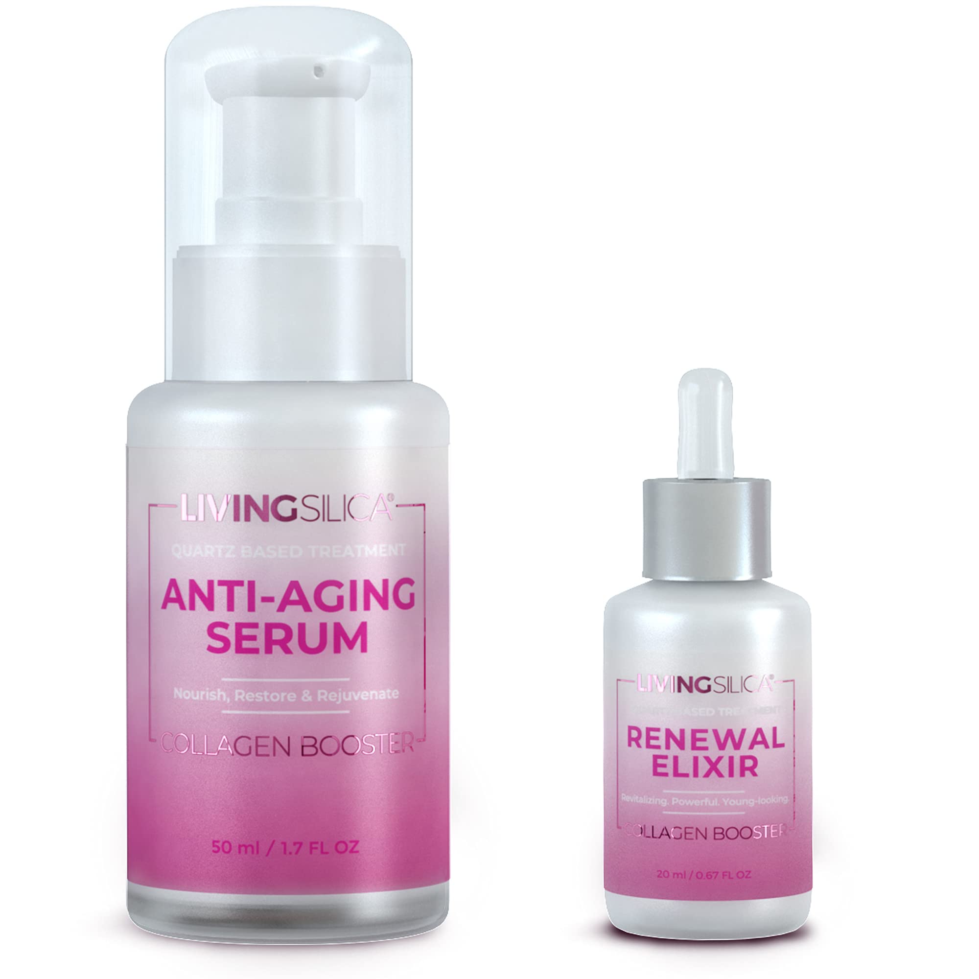 Foto 3 pulgar | Sérum Antienvejecimiento Orgono Living Silica 25 Ml + 50 Ml - Venta Internacional.