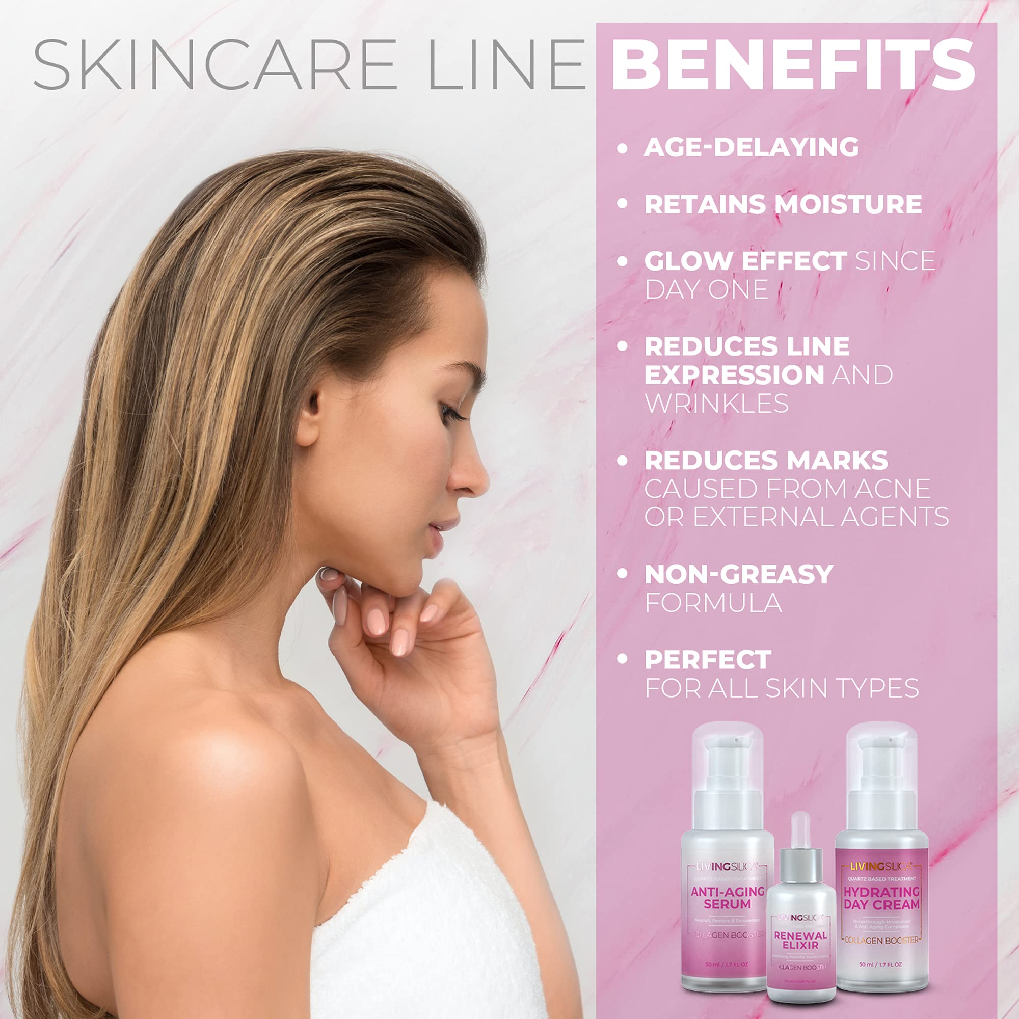Foto 5 | Sérum Antienvejecimiento Orgono Living Silica 25 Ml + 50 Ml - Venta Internacional.