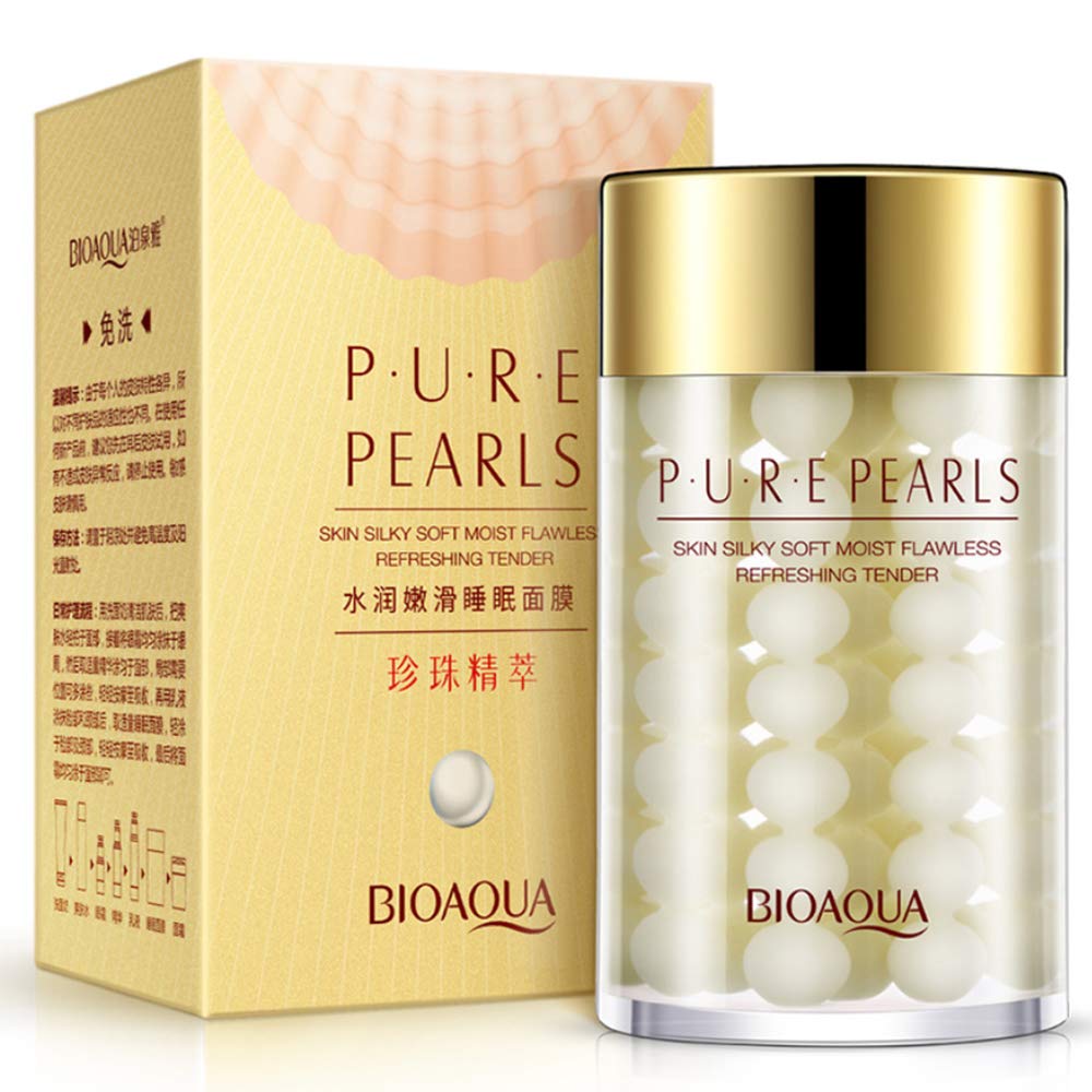 Foto 2 pulgar | Crema Facial Hidratante Bioaqua Pure Silk Pearl 120g - Venta Internacional.