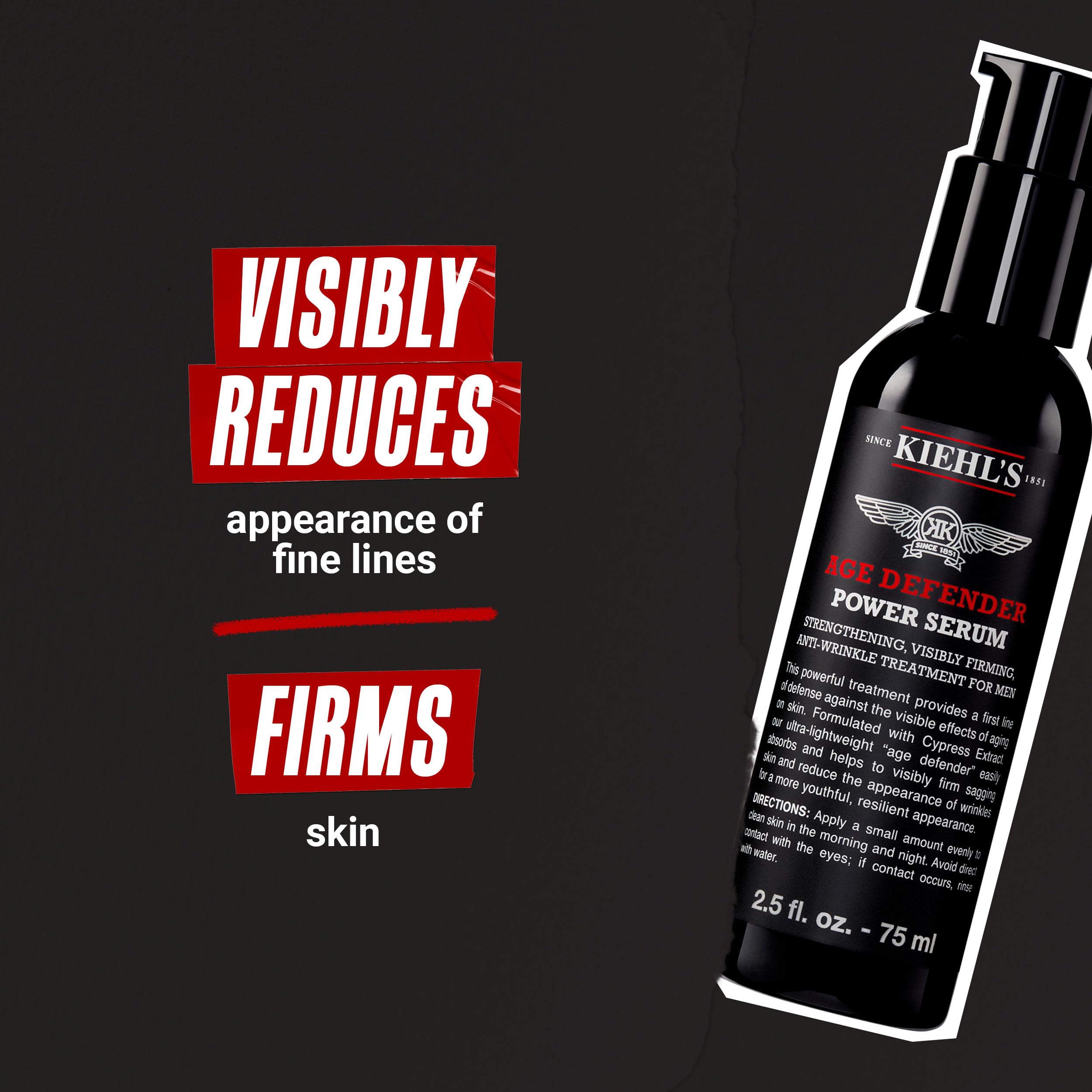 Foto 5 pulgar | Sérum Kiehl's Age Defender Power Antiedad 75 Ml Para Hombre - Venta Internacional.
