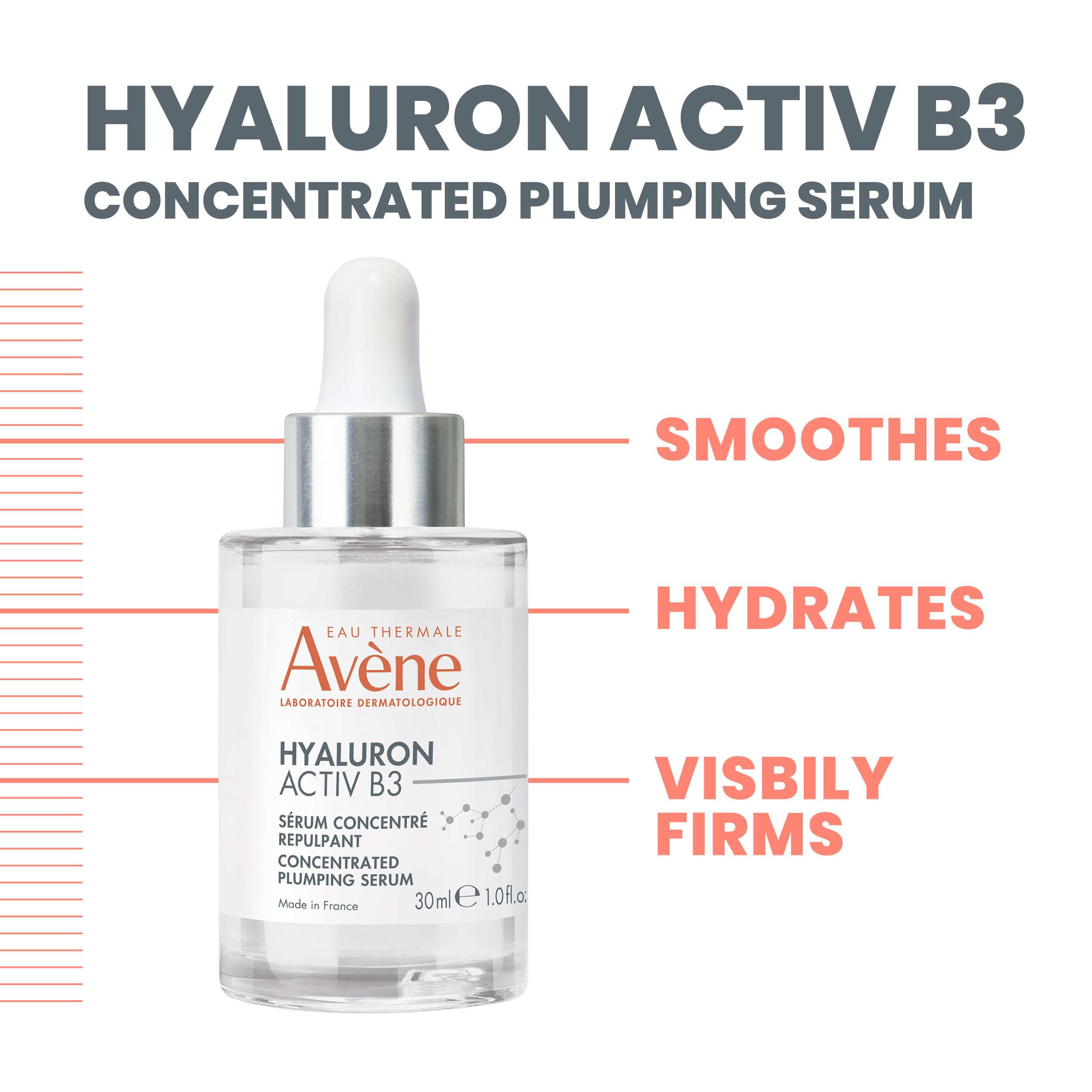 Foto 3 | Sérum Avene Thermale Hyaluron Activ B3 Para Dar Volumen 30 Ml - Venta Internacional