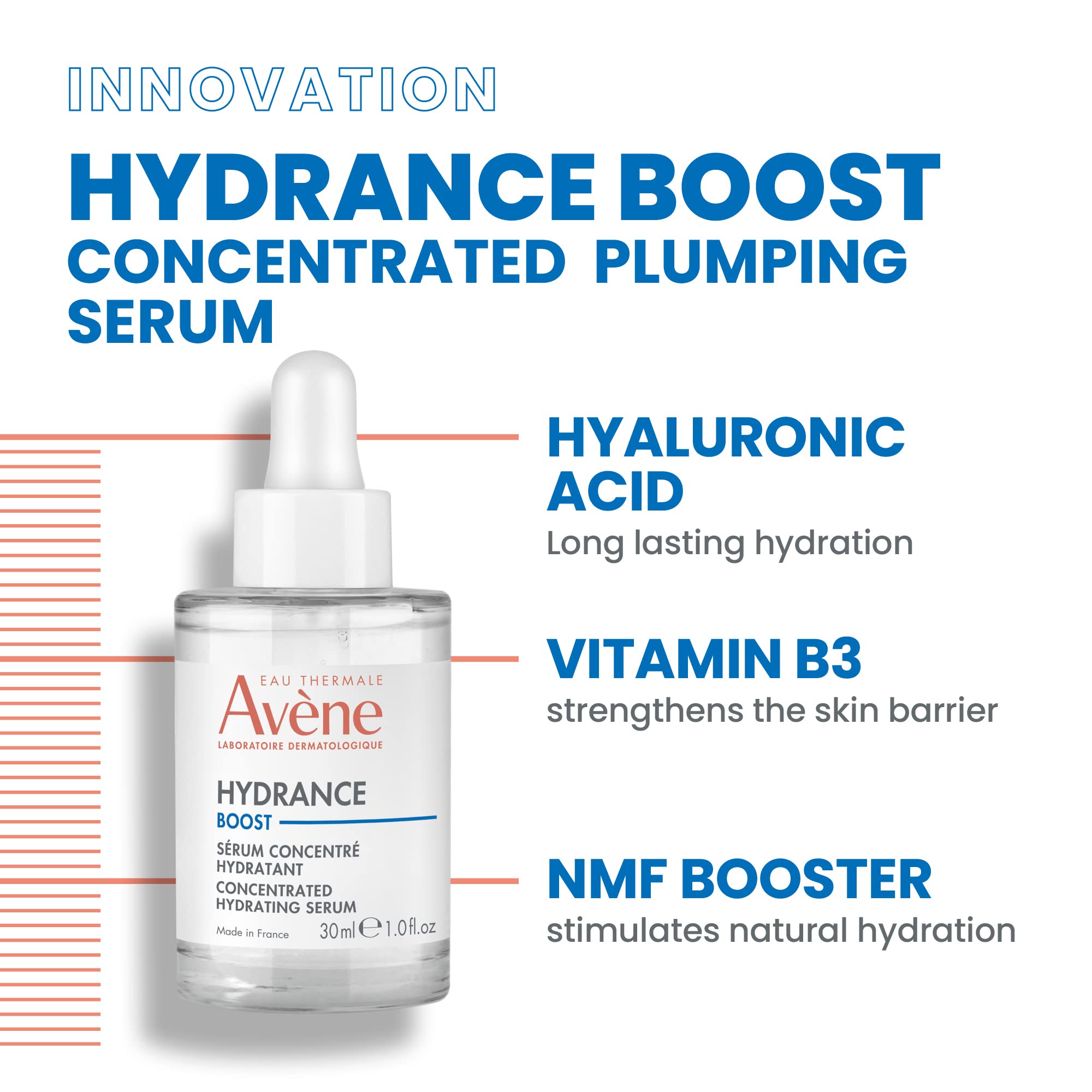 Foto 5 | Sérum Hidratante Concentrado Eau Thermale Avène Hydrance Boost 48 Horas De Hidratación Ácido Hialu - Venta Internaci