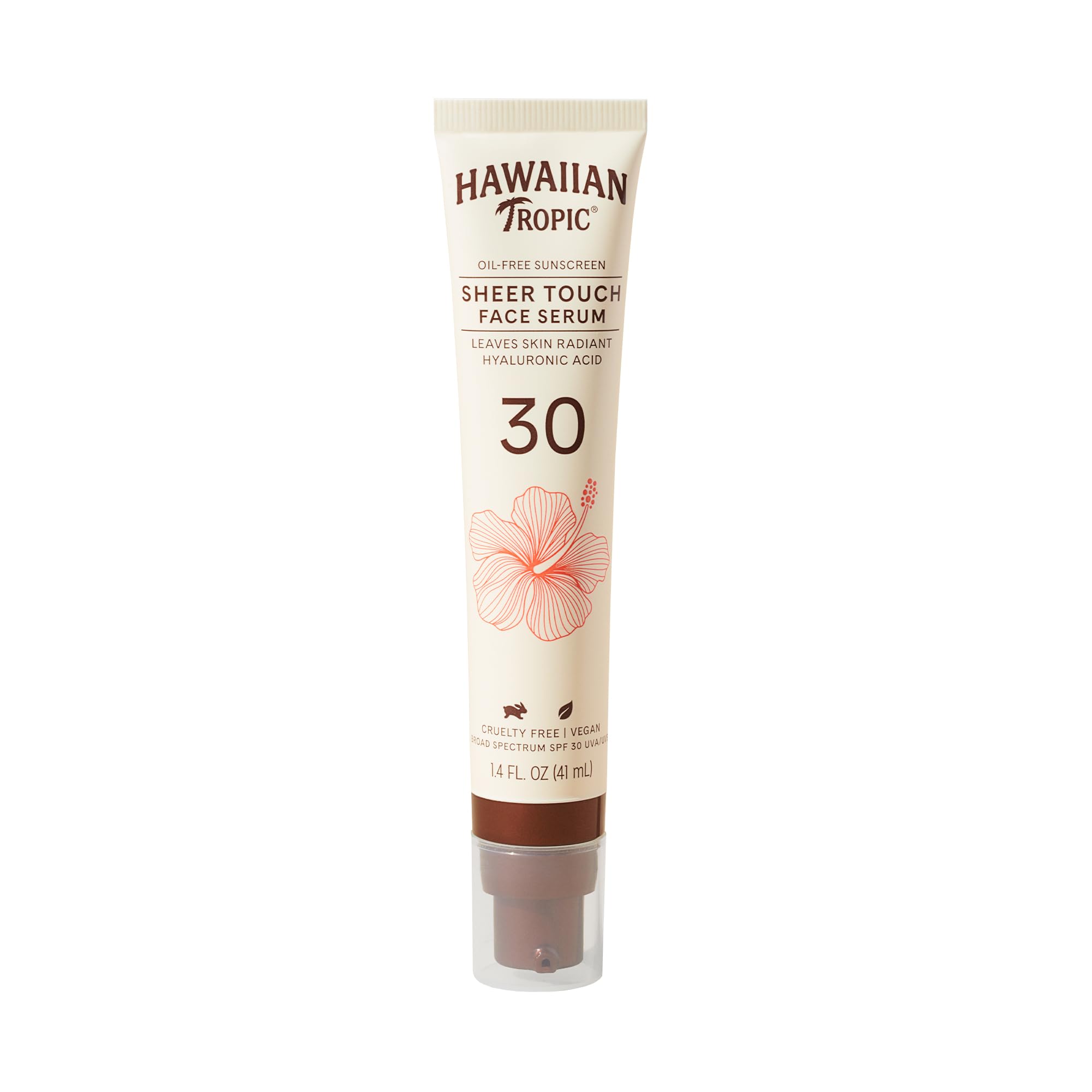 Sérum Facial Sunscreen Hawaiian Tropic Sheer Touch Spf 30 40 Ml - Venta Internacional.
