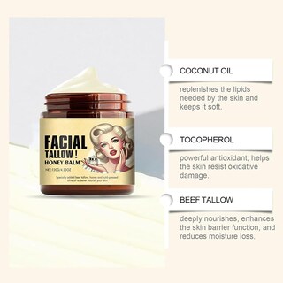 Foto 3 | Bálsamo De Ternera Batido Con Sebo Y Miel De Animales Alimentados Con Pasto Para La Piel, 60 Ml - Venta Internacional.