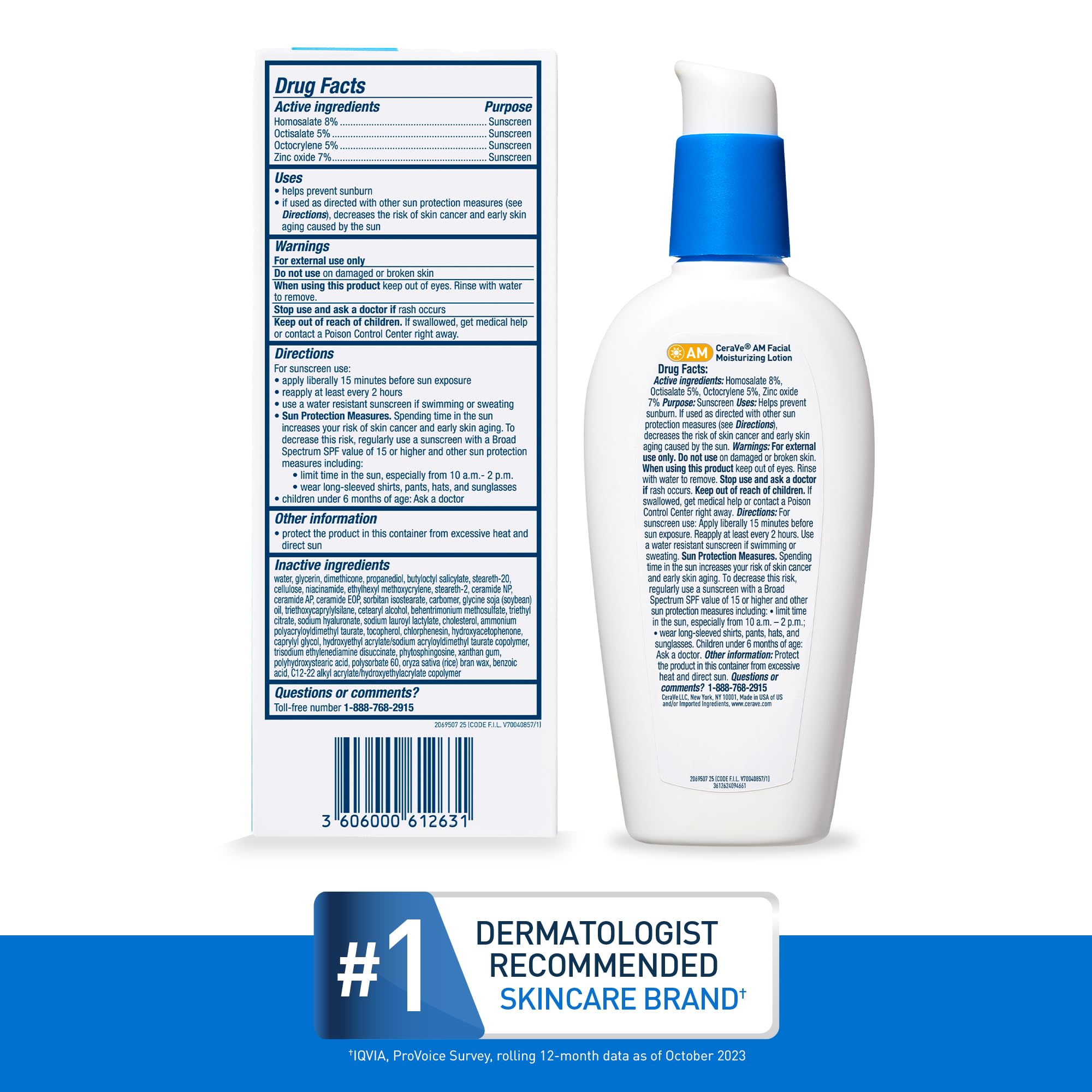 Foto 7 pulgar | Loción Hidratante Facial Cerave Am Spf 50, 90 Ml, No Grasa - Venta Internacional.