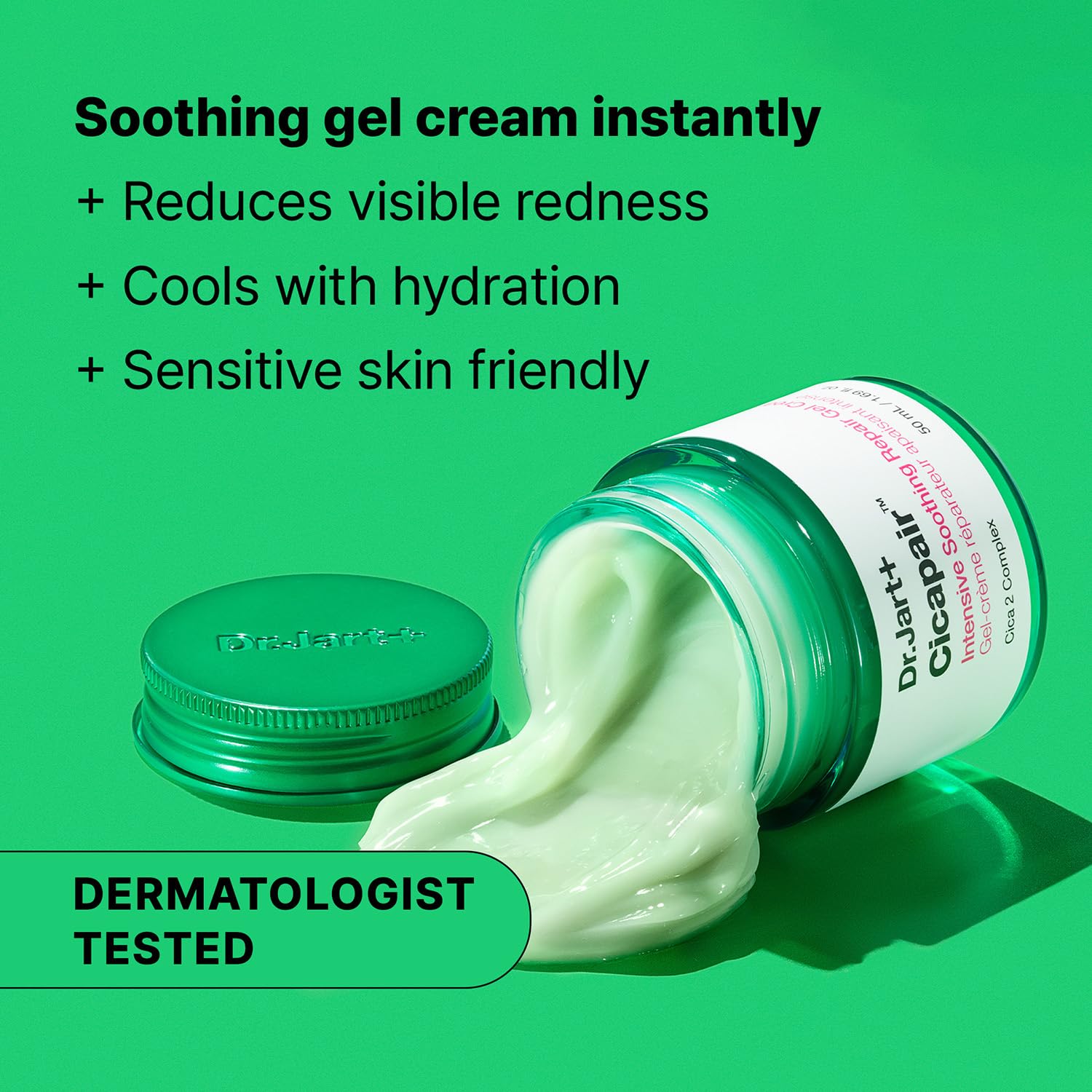 Foto 2 | Gel Refrescante Hidratante Dr.jart+ Cicapair De 50 Ml Para El Enrojecimiento - Venta Internacional.