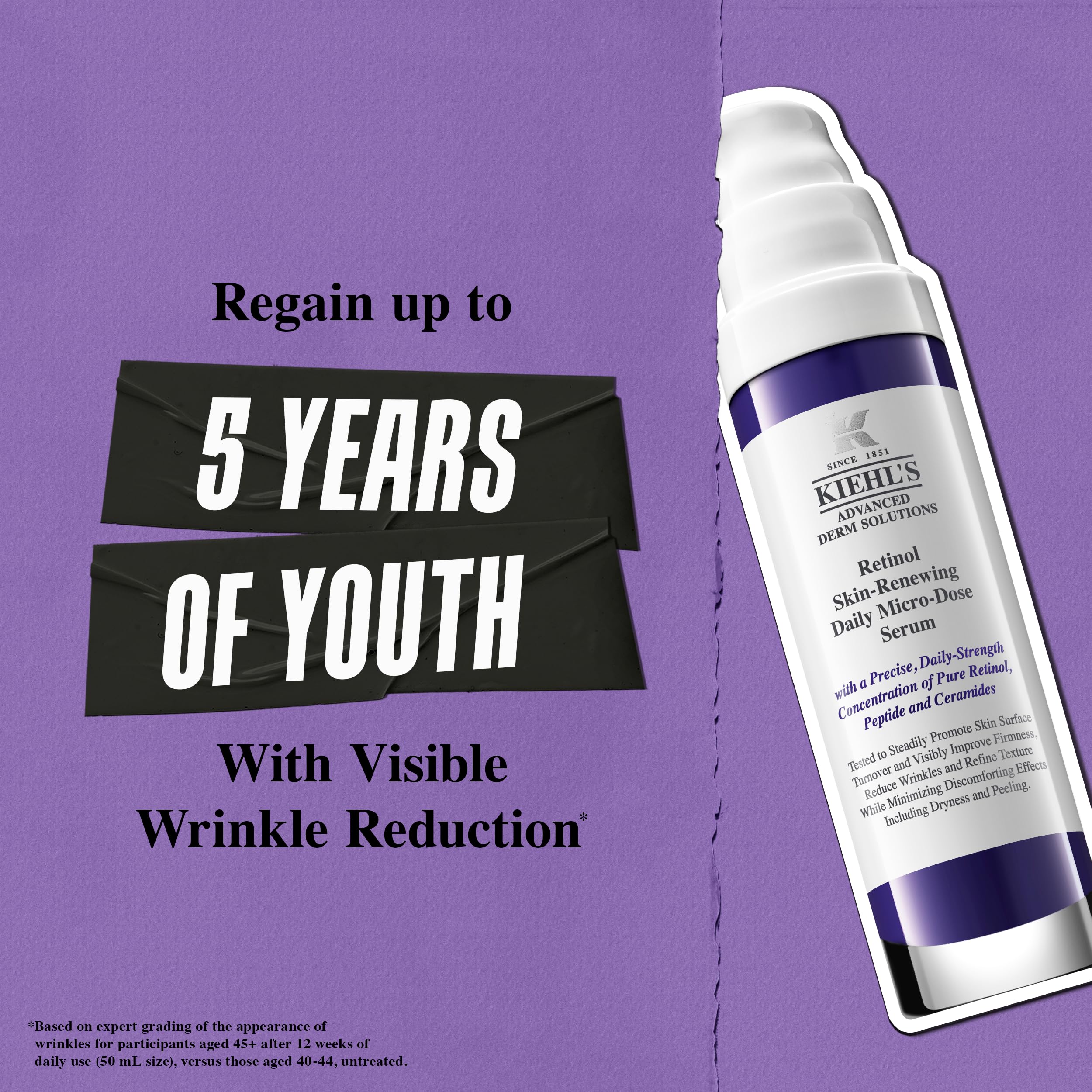 Foto 5 pulgar | Sérum Kiehl's De Retinol Antienvejecimiento Diario, Microdosis, 50 Ml - Venta Internacional.