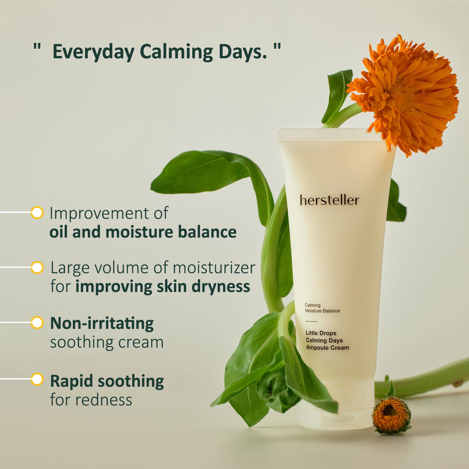 Foto 3 pulgar | Crema Hidratante Hersteller Little Drops Calming Days 100ml - Venta Internacional.