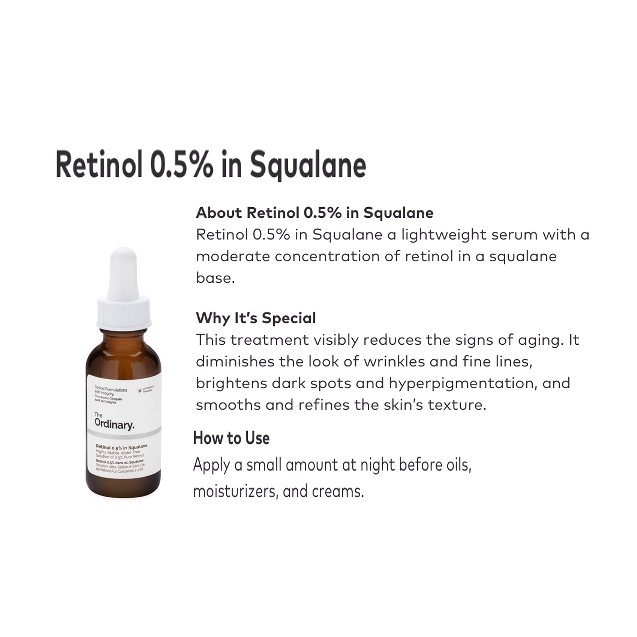 Foto 4 pulgar | Sérum The Ordinary Retinol Al 0,2% En Escualano 30 Ml - Venta Internacional.