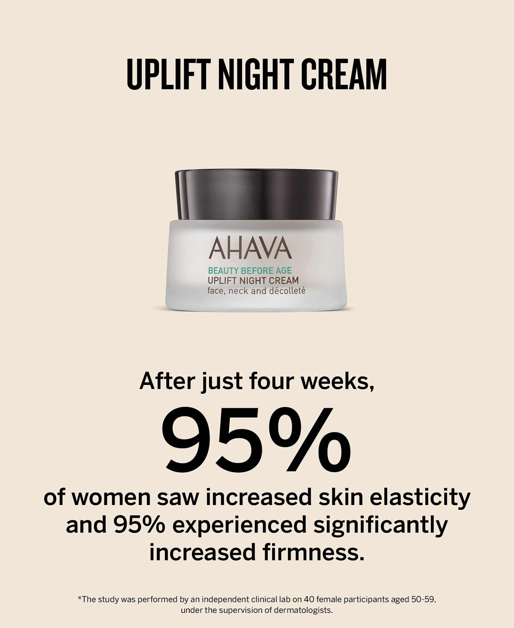 Foto 3 pulgar | Crema De Noche Ahava Beauty Before Age Uplift 50 Ml - Venta Internacional.