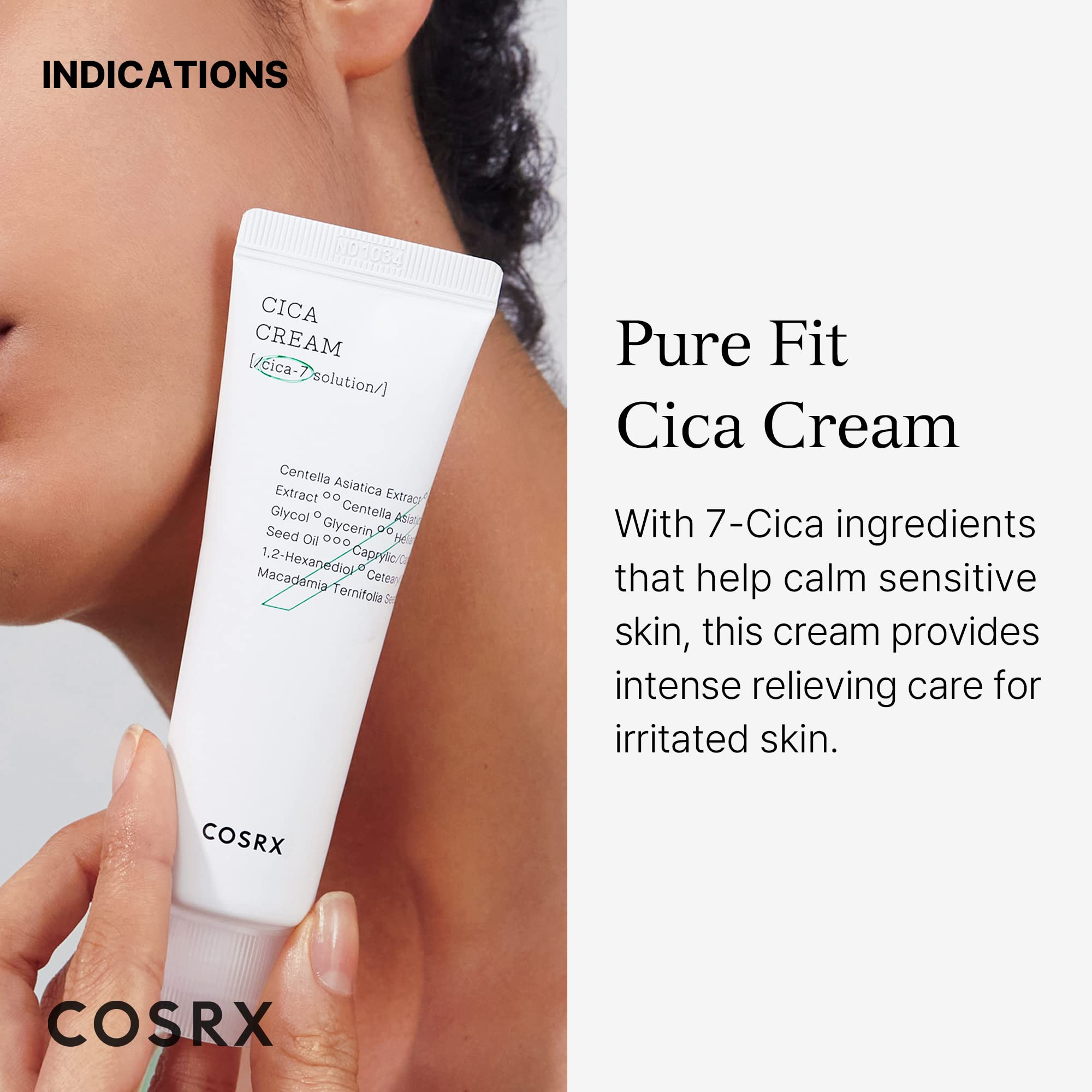 Foto 3 pulgar | Crema Hidratante Cosrx Pure Fit Cica 50 ml Con Extracto De Centella - Venta Internacional