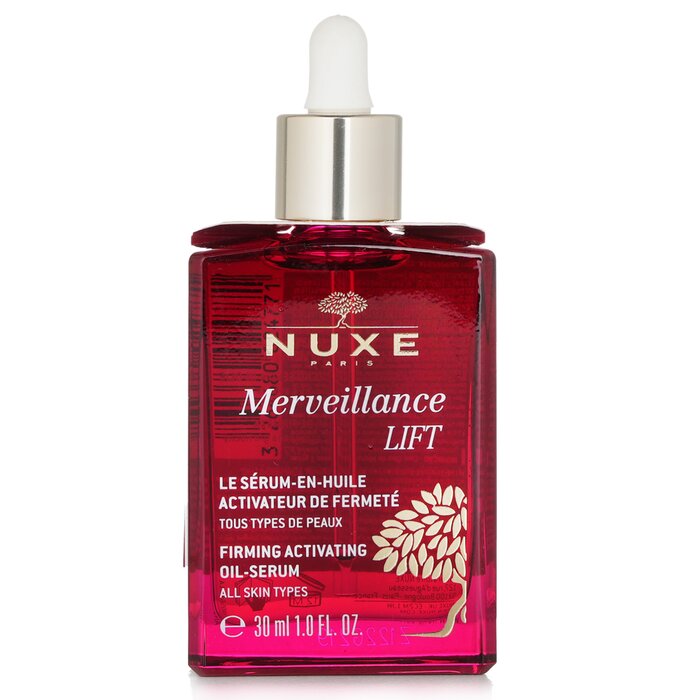 Aceite Activador Reafirmante Serum Nuxe Merveillance Lift, Vegano - Venta Internacional.