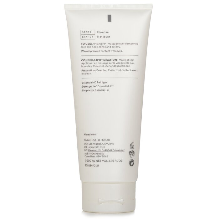 Foto 4 pulgar | El Limpiador Murad Essential-c Alivia La Piel Estresada Con Vitamina  - Venta Internacional.