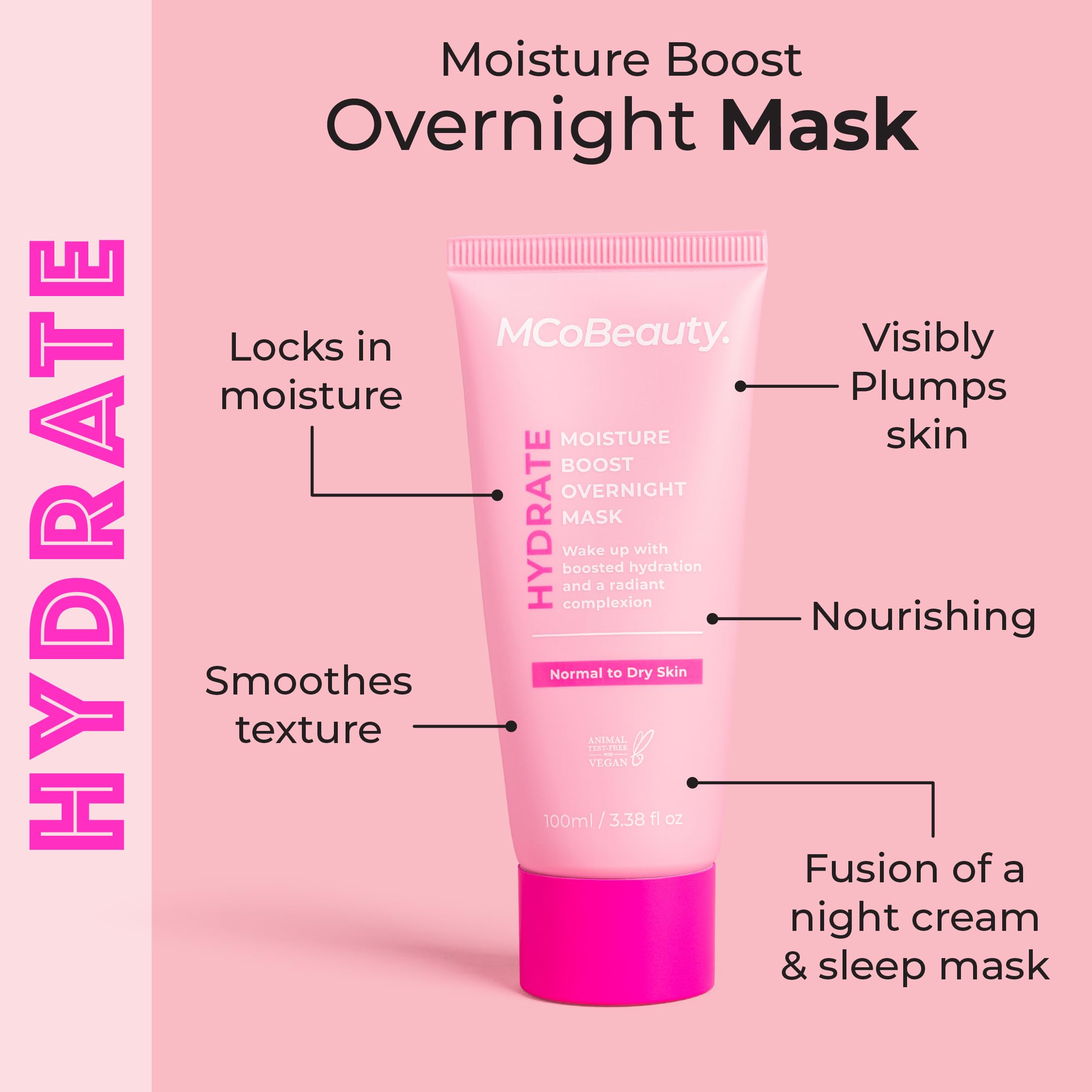 Foto 2 | Mascarilla De Noche Mcobeauty Hydrate Moisture Boost - Venta Internacional.