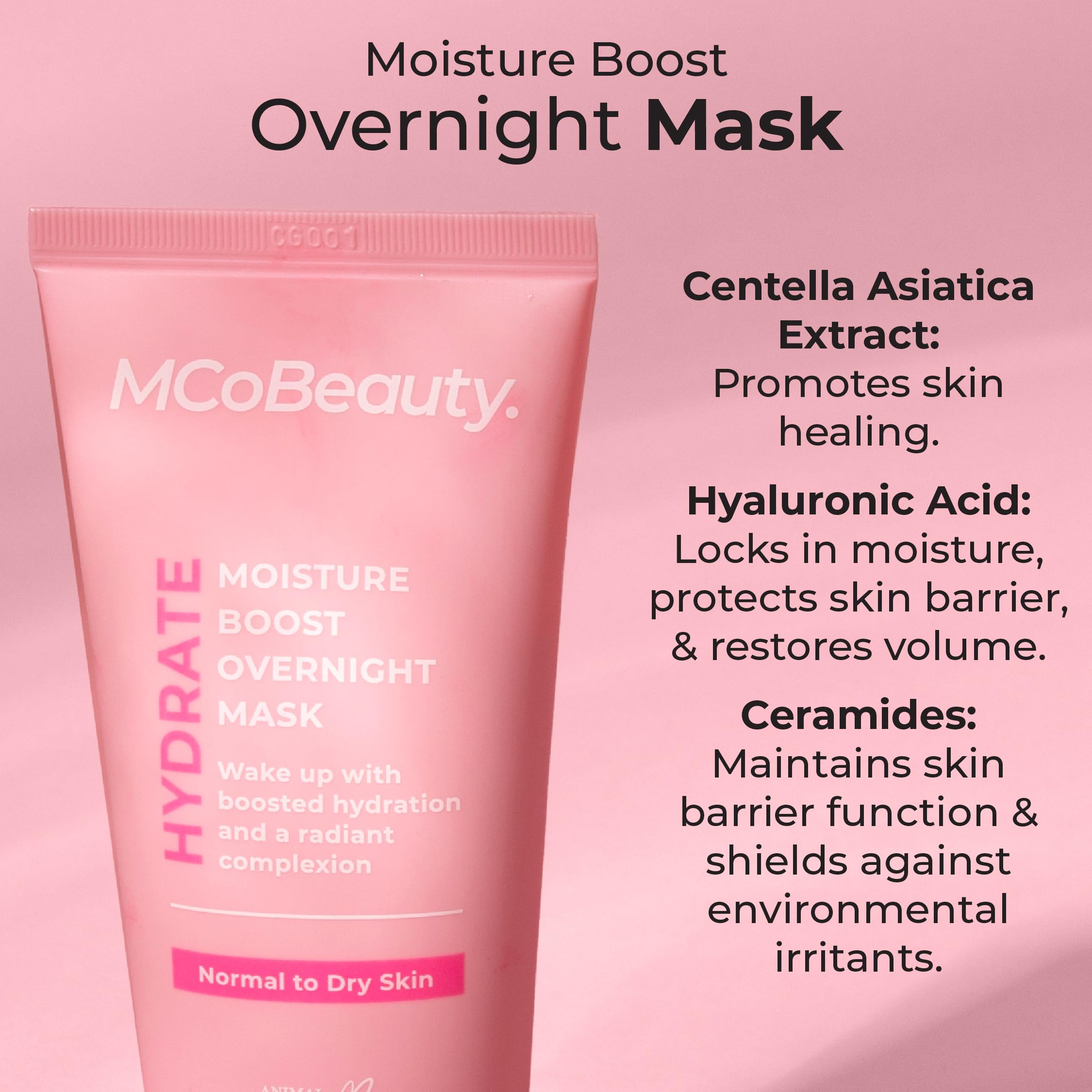 Foto 4 pulgar | Mascarilla De Noche Mcobeauty Hydrate Moisture Boost - Venta Internacional.