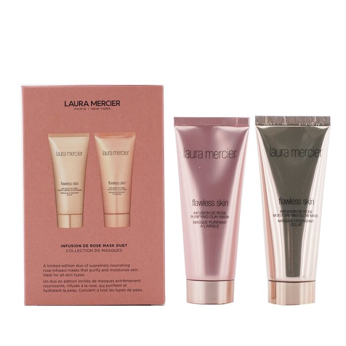Set De Cuidado De La Piel Laura Mercier Infusion De Rose Mask Duet - Venta Internacional.