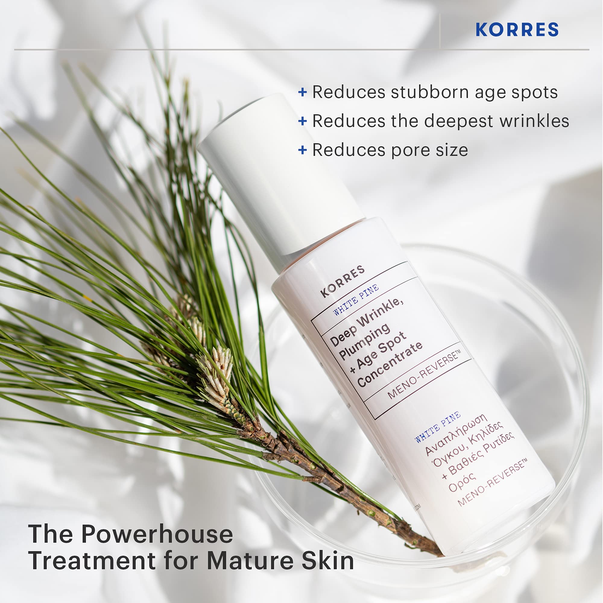 Foto 6 pulgar | Sérum Korres White Pine Meno-reverse Deep Wrinkle 30 Ml - Venta Internacional.
