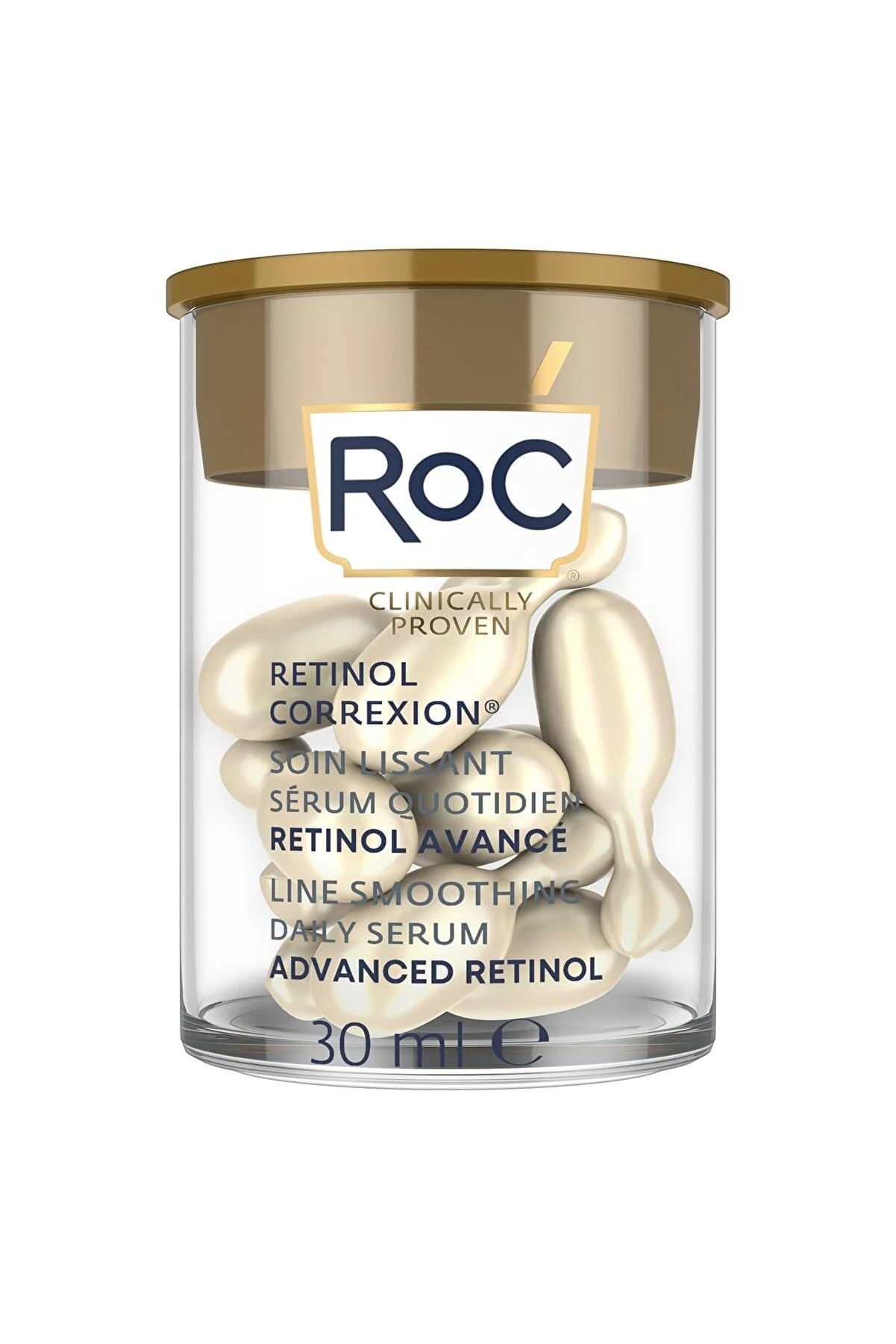 Foto 3 pulgar | Cápsulas De Sérum Nocturno Roc Retinol Correxion Line Suavizan - Venta Internacional.