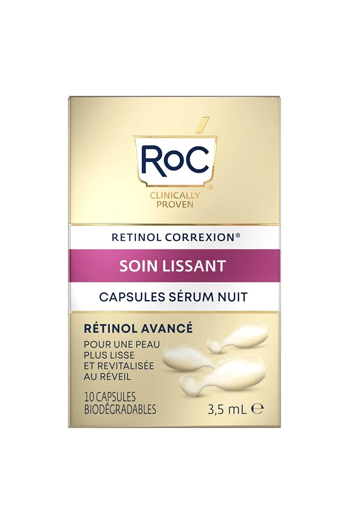 Foto 4 pulgar | Cápsulas De Sérum Nocturno Roc Retinol Correxion Line Suavizan - Venta Internacional.