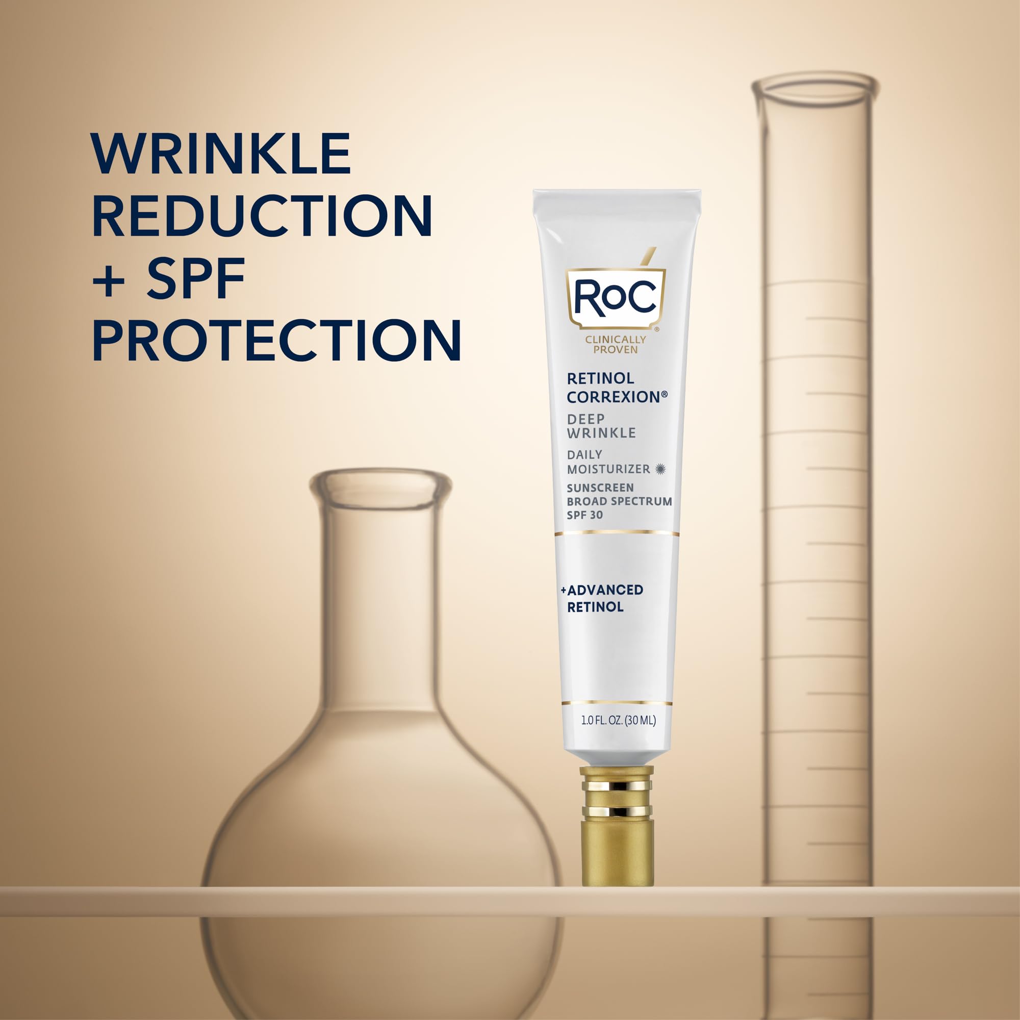Foto 3 pulgar | Crema Hidratante Roc Retinol Correxion Deep Wrinkle Spf30 30 Ml - Venta Internacional.