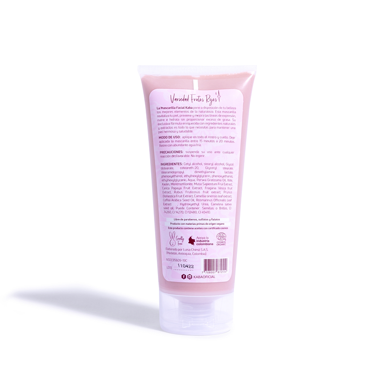 Foto 5 | Mascarilla Facial De Frutos Rojos