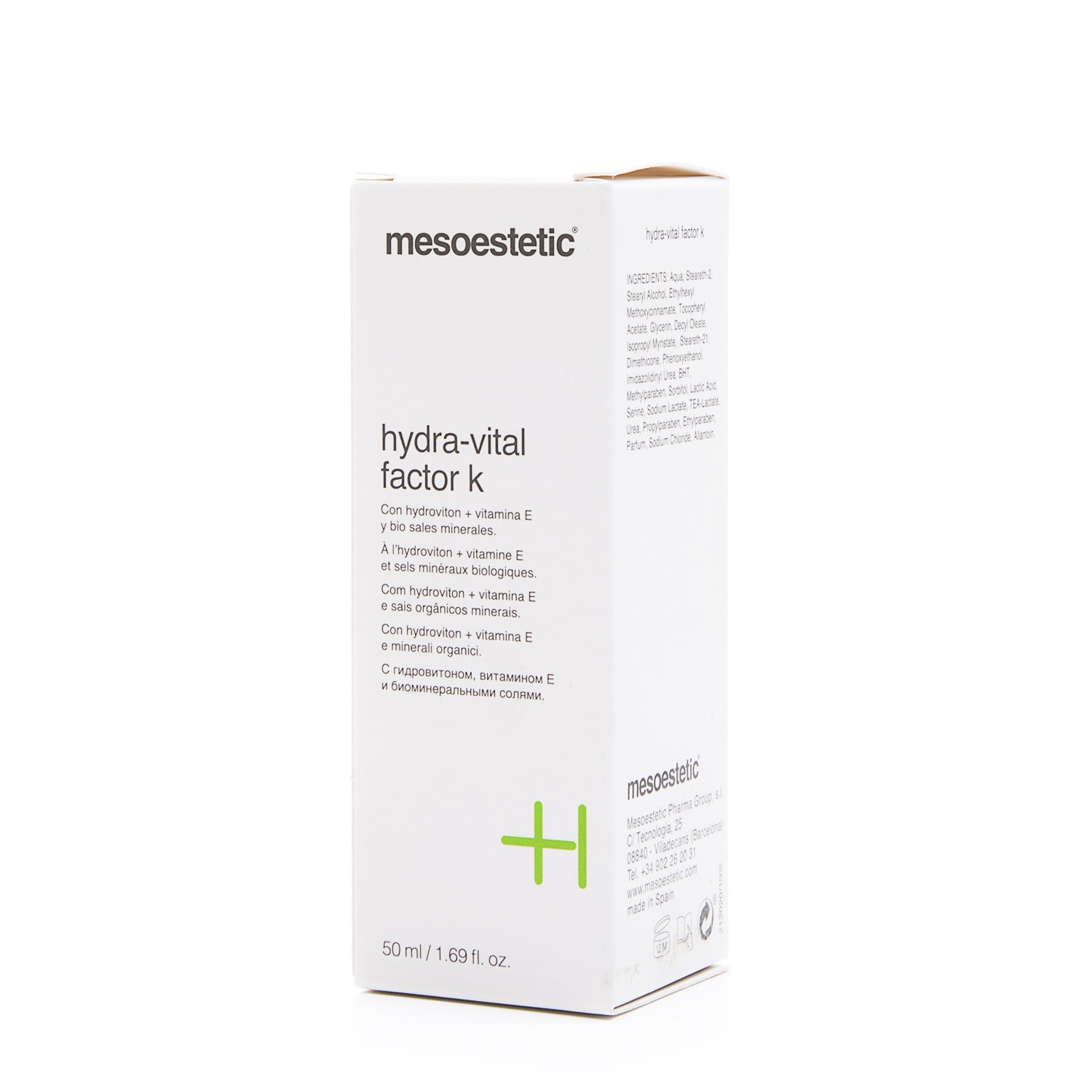 Foto 2 pulgar | Crema Facial Mesoestetic Hydra-vital Factor K 50 Ml - Venta Internacional.