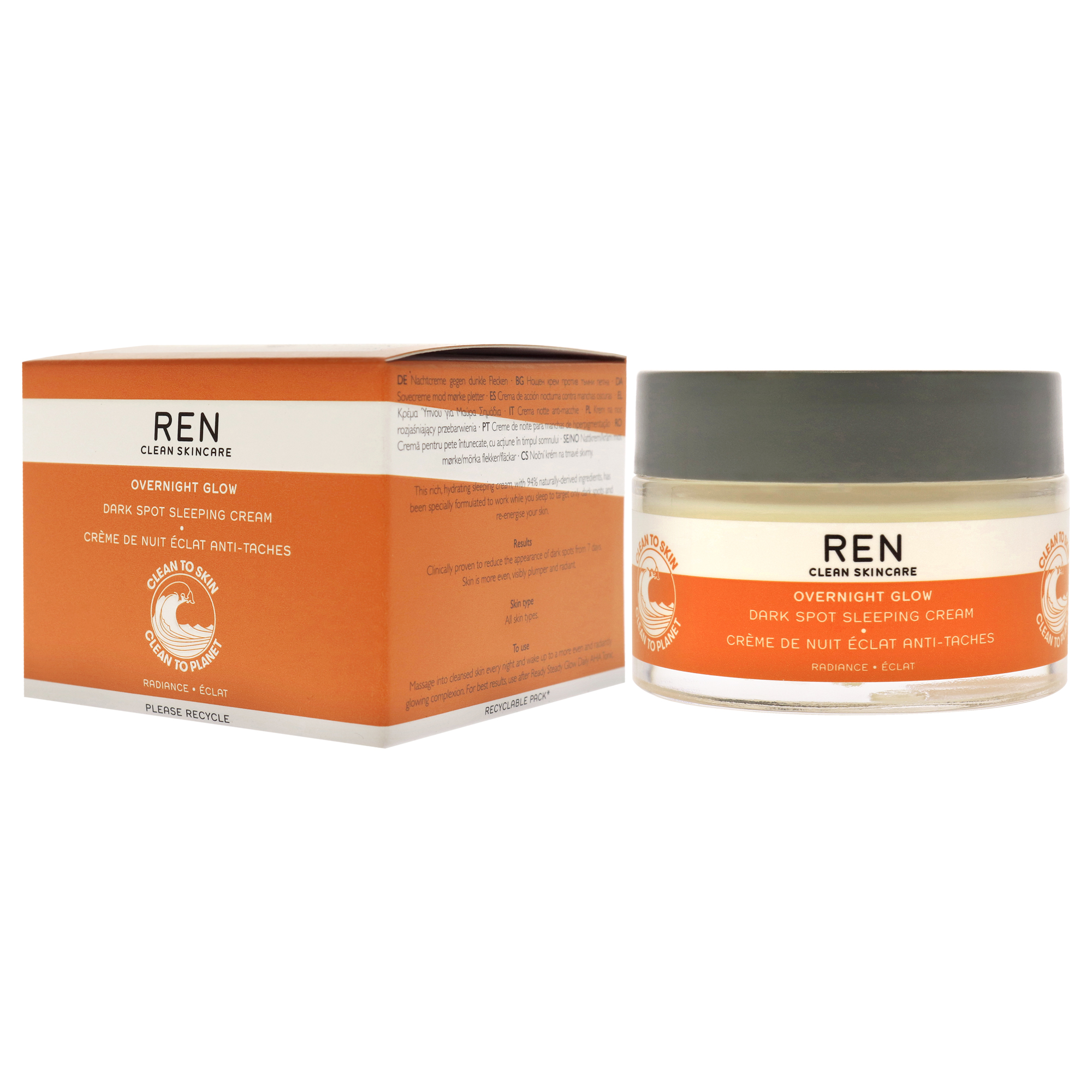 Foto 5 pulgar | Crema Ren Overnight Glow Dark Spot, 50 Ml, Unisex - Venta Internacional.