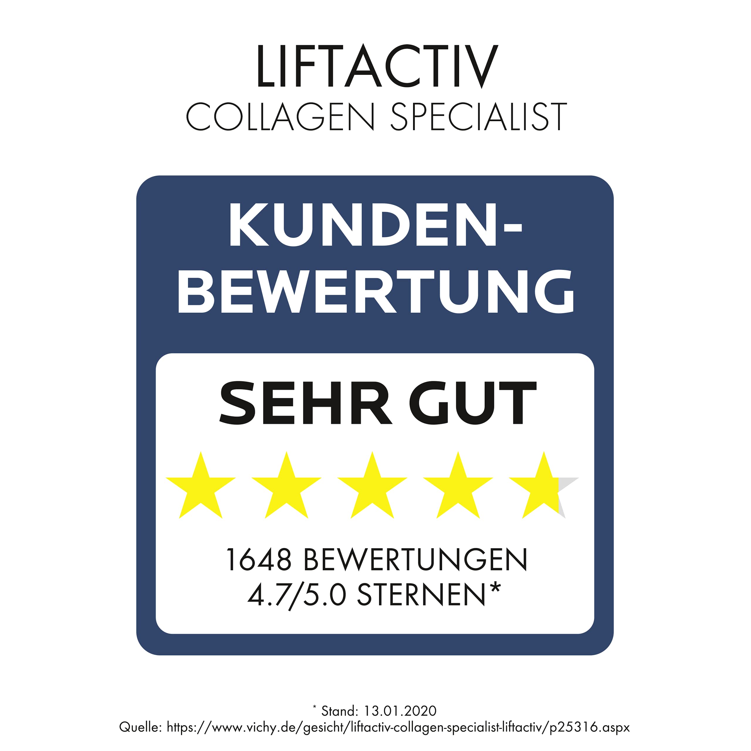 Foto 8 pulgar | Crema Hidratante Vichy Liftactiv Peptide-c Antienvejecimiento 50 Ml - Venta Internacional.