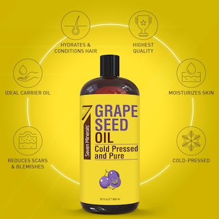 Foto 2 | Aceite De Semilla De Uva Seven Minerals Puro Prensado En Frío, Botella De 946 Ml - Venta Internacional.