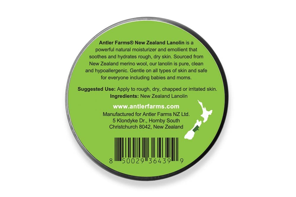 Foto 5 | Bálsamo Para La Piel 100% Puro De Nueva Zelanda De Lanolin Antler Farms, 100 G - Venta Internacional.