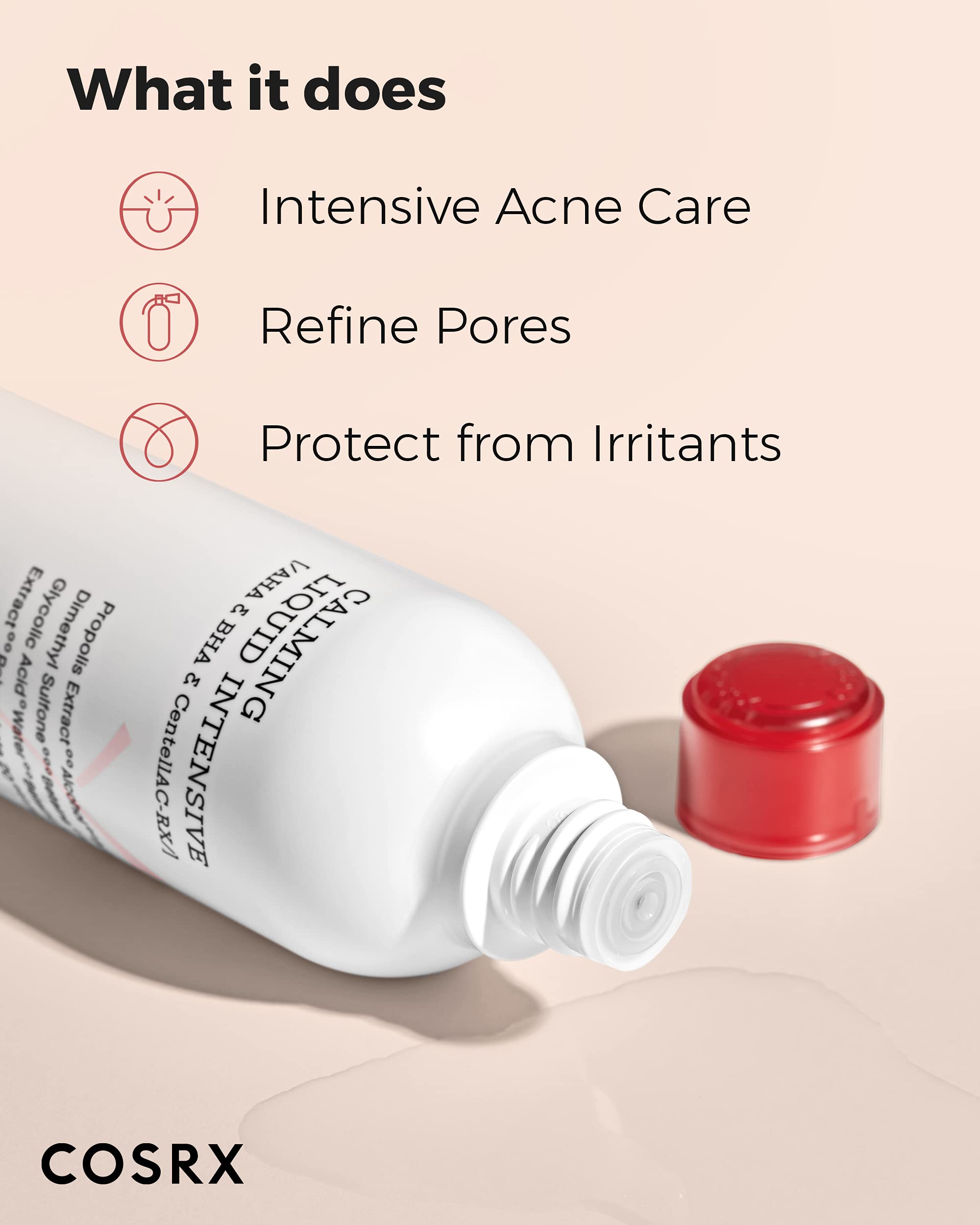 Foto 4 pulgar | Líquido Calmante Para El Acné Toner Cosrx Ac Collection, Intensivo, 125 Ml - Venta Internacional.