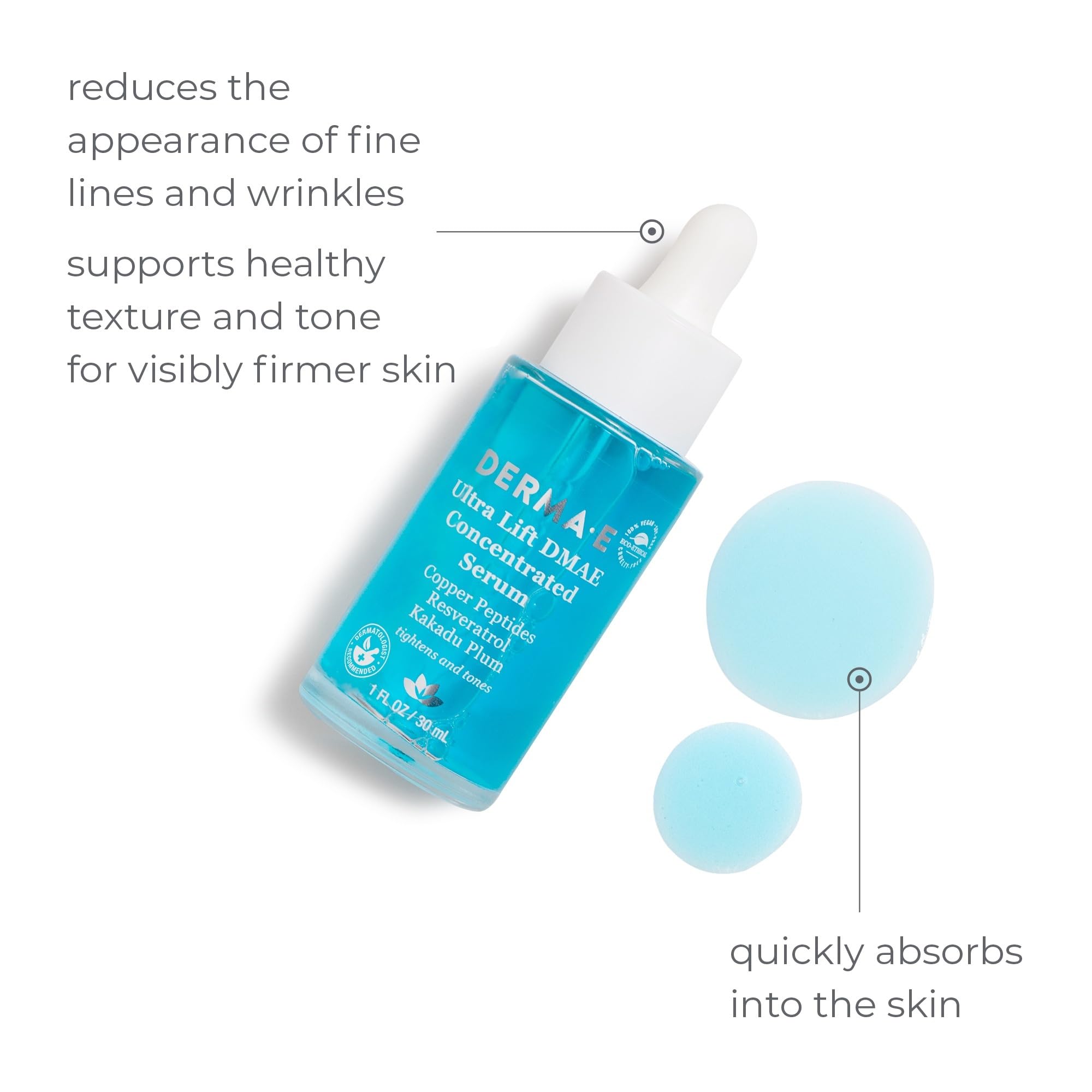 Foto 4 pulgar | Sérum Derma E Ultra Lift Dmae Concentrado 30 Ml - Venta Internacional.