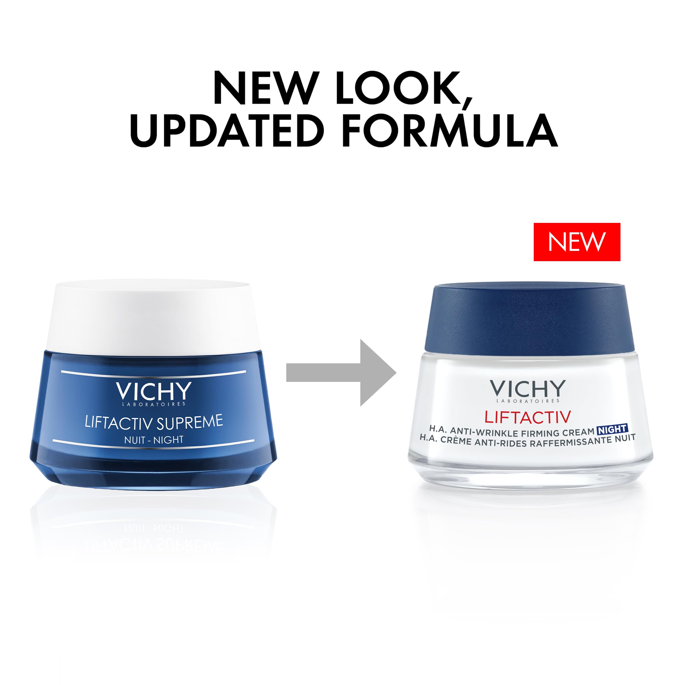 Foto 4 pulgar | Crema De Noche Vichy Liftactiv Supreme Antienvejecimiento 50 Ml - Venta Internacional.