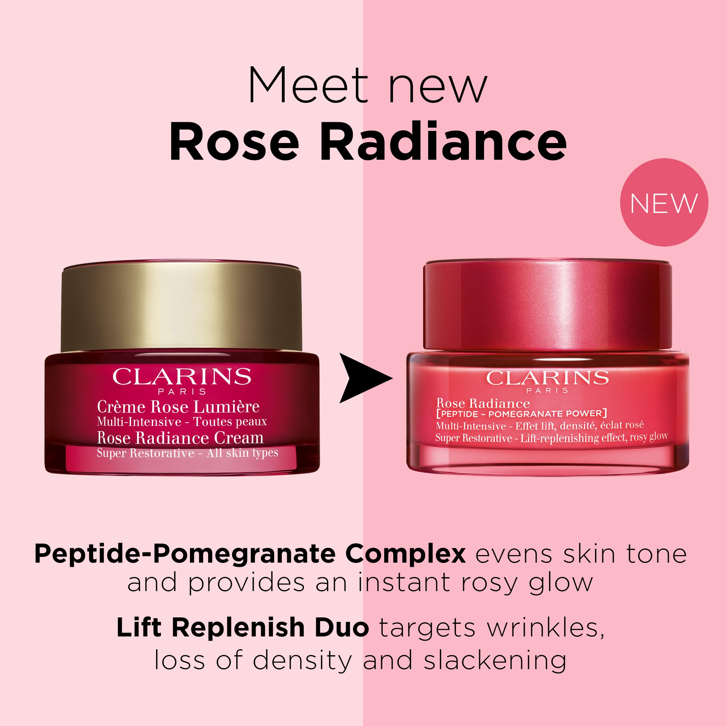 Foto 5 | Crema Hidratante Clarins Super Restorative Rose Radiance 50 Ml - Venta Internacional.