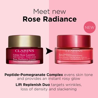 Foto 5 | Crema Hidratante Clarins Super Restorative Rose Radiance 50 Ml - Venta Internacional.