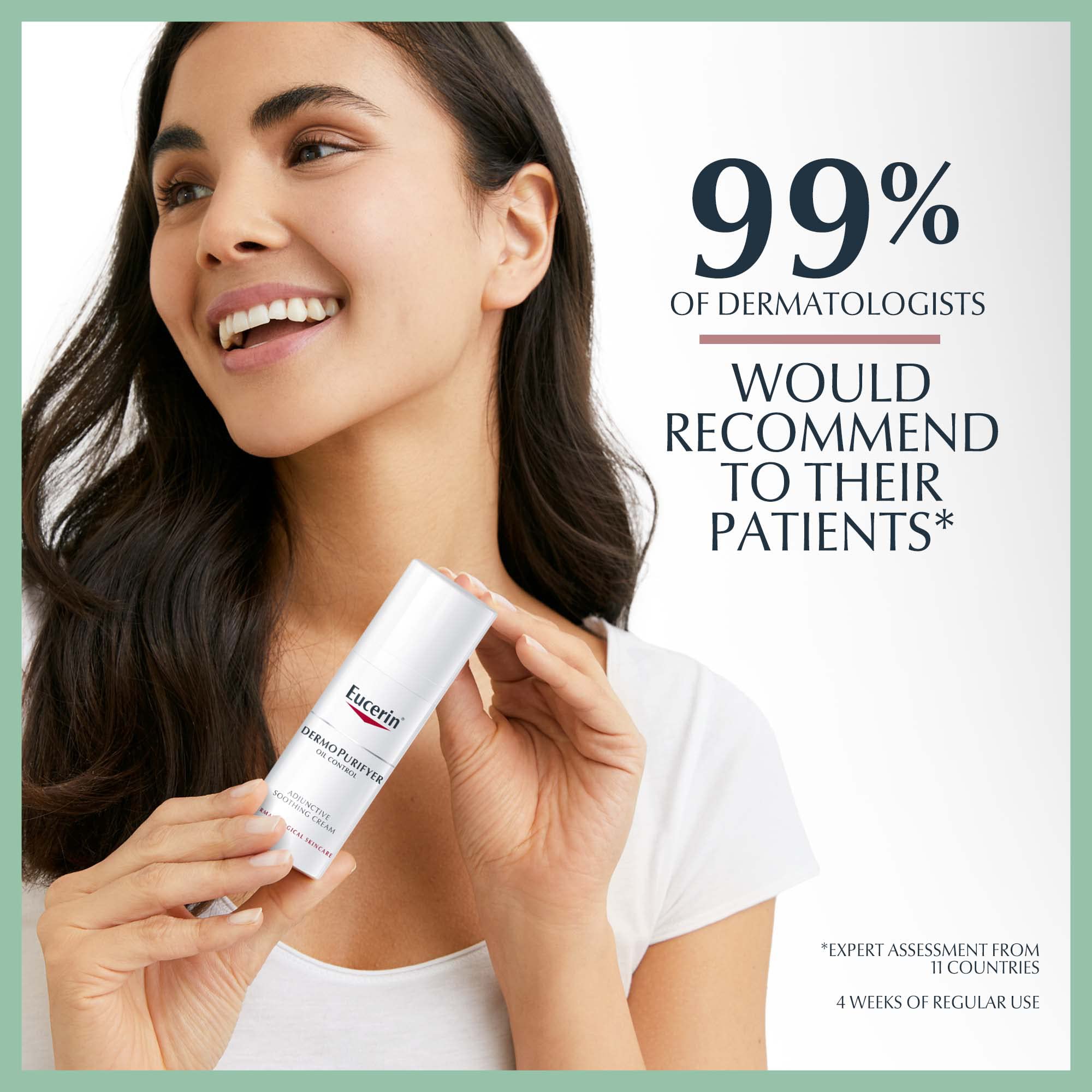 Foto 3 pulgar | Crema Hidratante Eucerin Dermo Purifyer Oil Control 50 Ml - Venta Internacional.