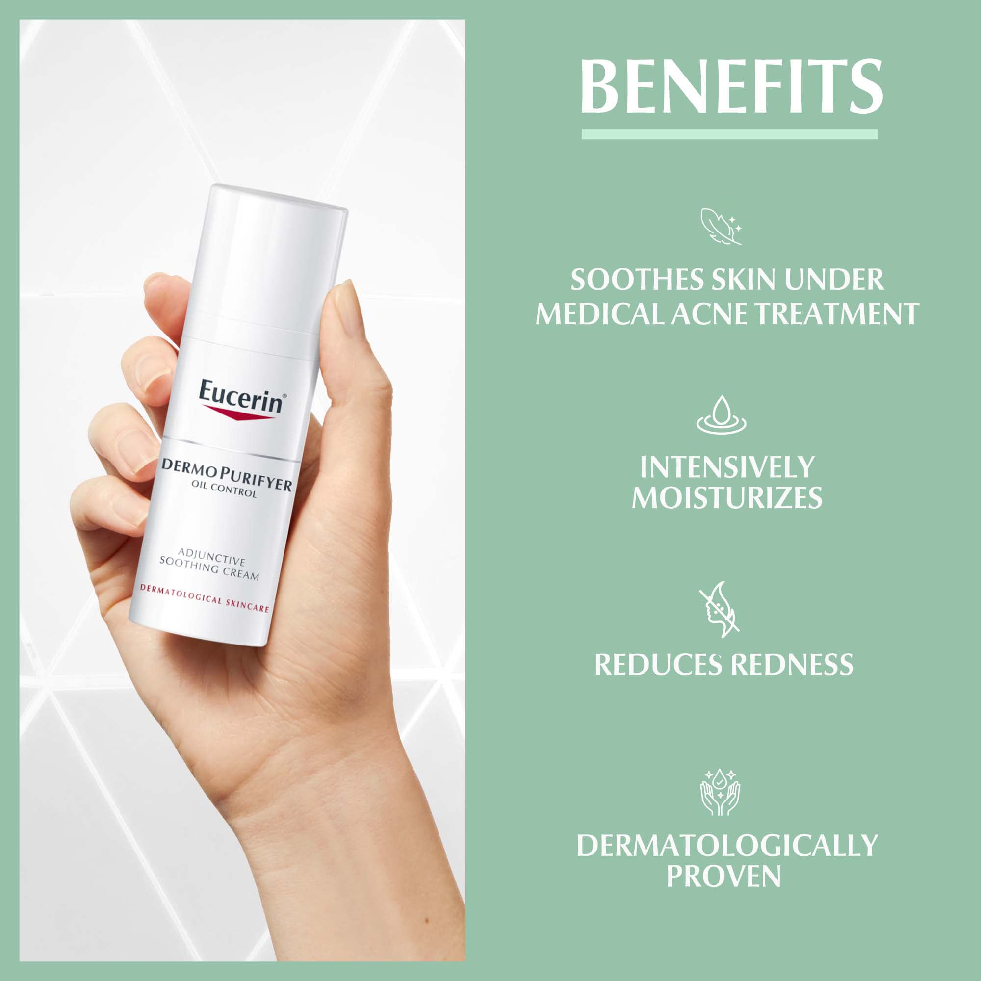 Foto 4 pulgar | Crema Hidratante Eucerin Dermo Purifyer Oil Control 50 Ml - Venta Internacional.
