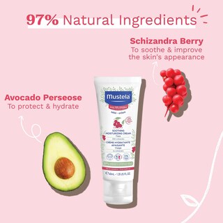 Foto 2 | Crema Hidratante Mustela Baby Soothing Para Pieles Muy Sensibles - Venta Internacional.