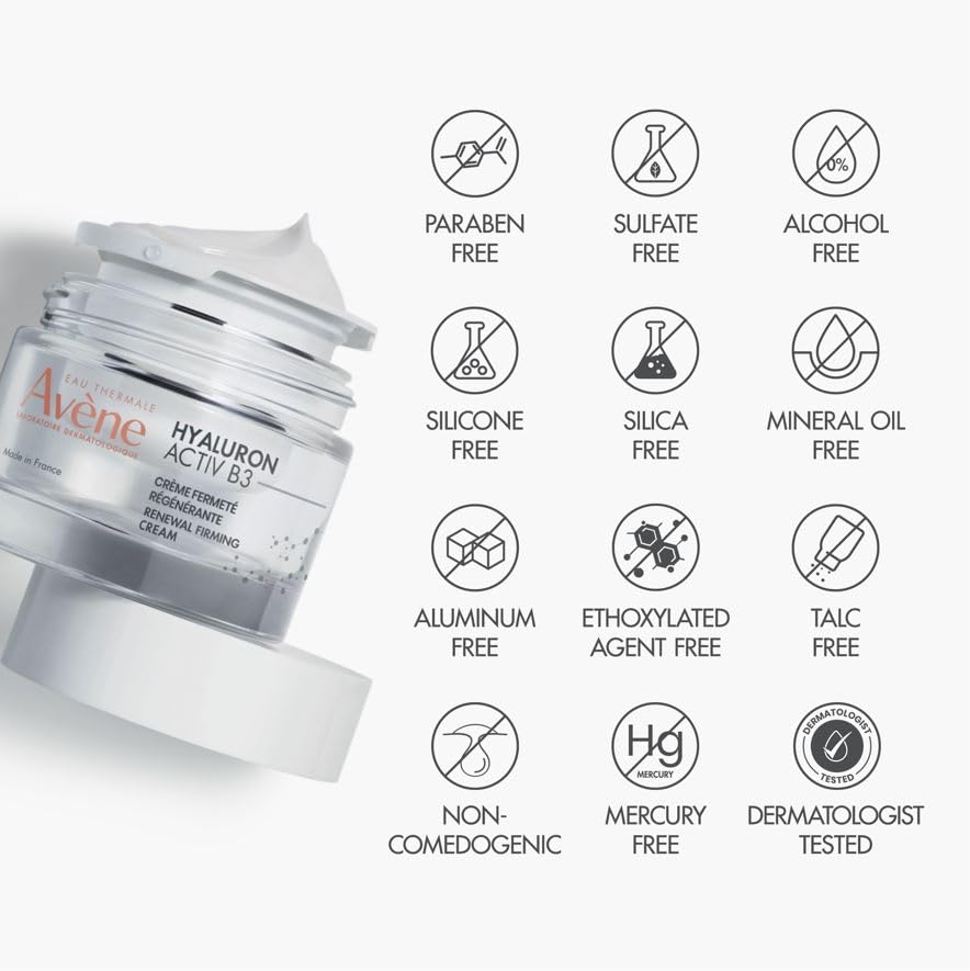 Foto 7 | Crema Avene Eau Thermale Hyaluron Activ B3, Renovadora Y Reafirmante, 50 Ml - Venta Internacional.