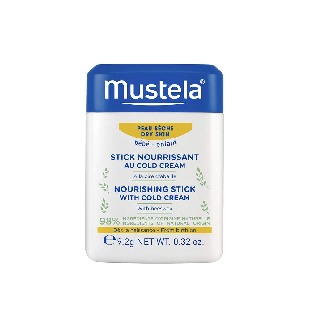 Barra Hidratante Mustela Baby Lip & Face Para Piel Seca, 9 Ml - Venta Internacional.