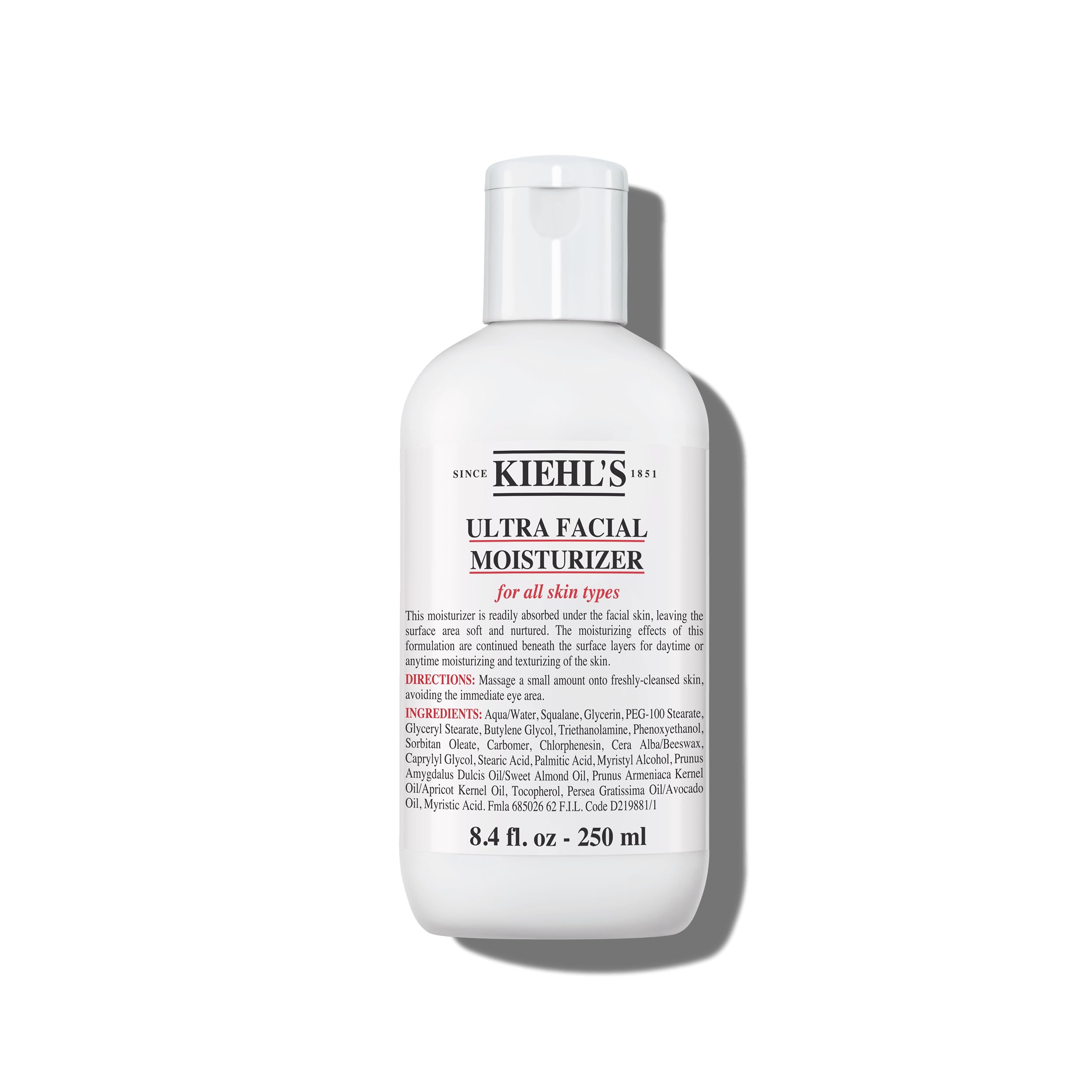 Foto 1 | Crema Hidratante Kiehl's Ultra Facial Easy Daily Hydration 250 ml - Venta Internacional
