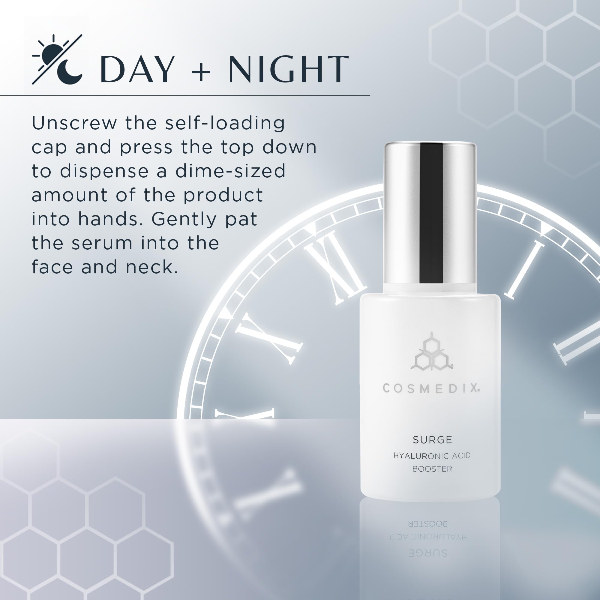 Foto 5 pulgar | Sérum Facial Cosmedix Surge Con Ácido Hialurónico Con Vitamina C 30 Ml - Venta Internacional.