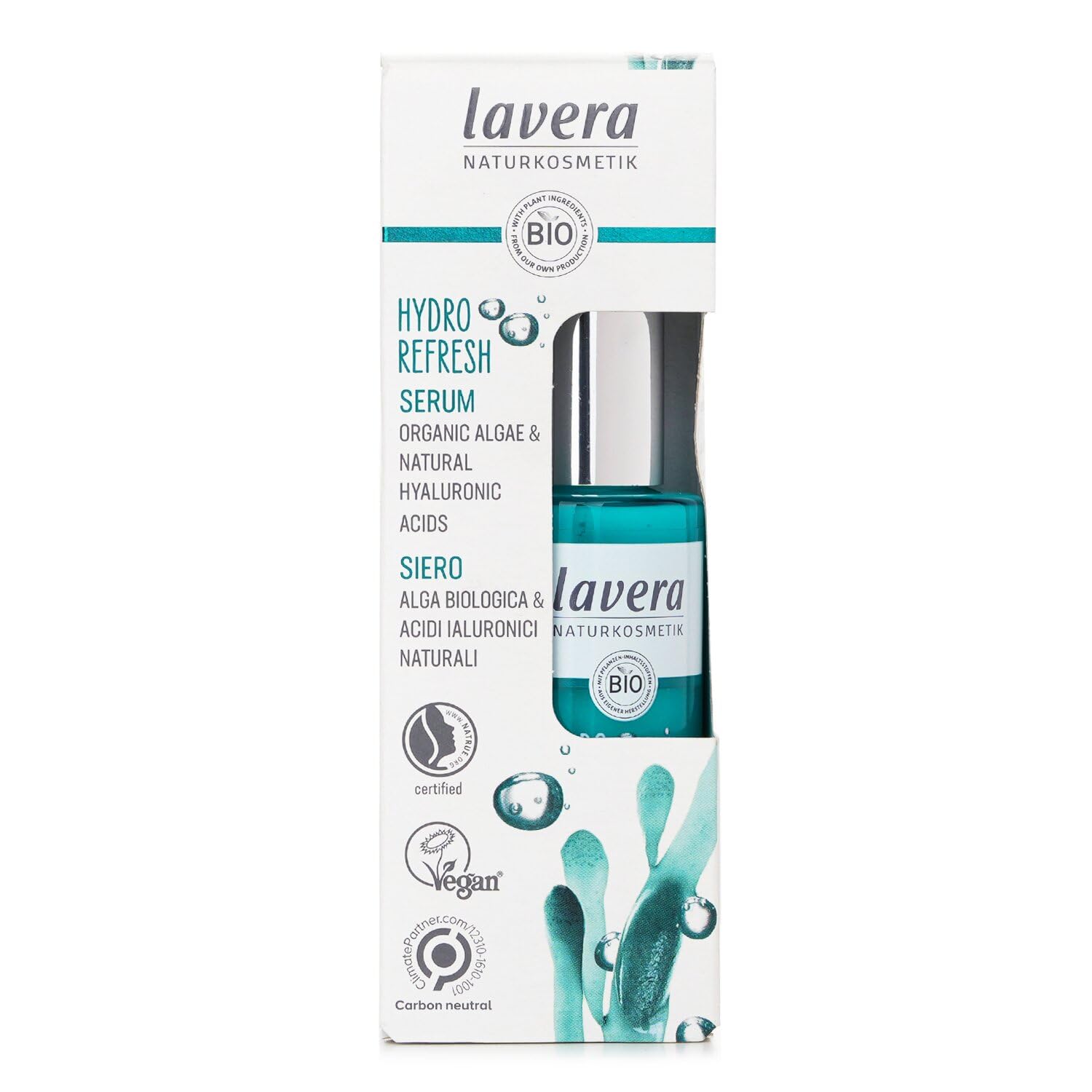 Foto 3 pulgar | Sérum Lavera Hydro Refresh Organic Algas E Hialuron 30 Ml - Venta Internacional.