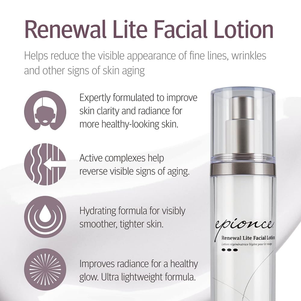Foto 3 pulgar | Loción Facial Epionce Renewal Lite Hidratante Antienvejecimiento 50 Ml - Venta Internacional.