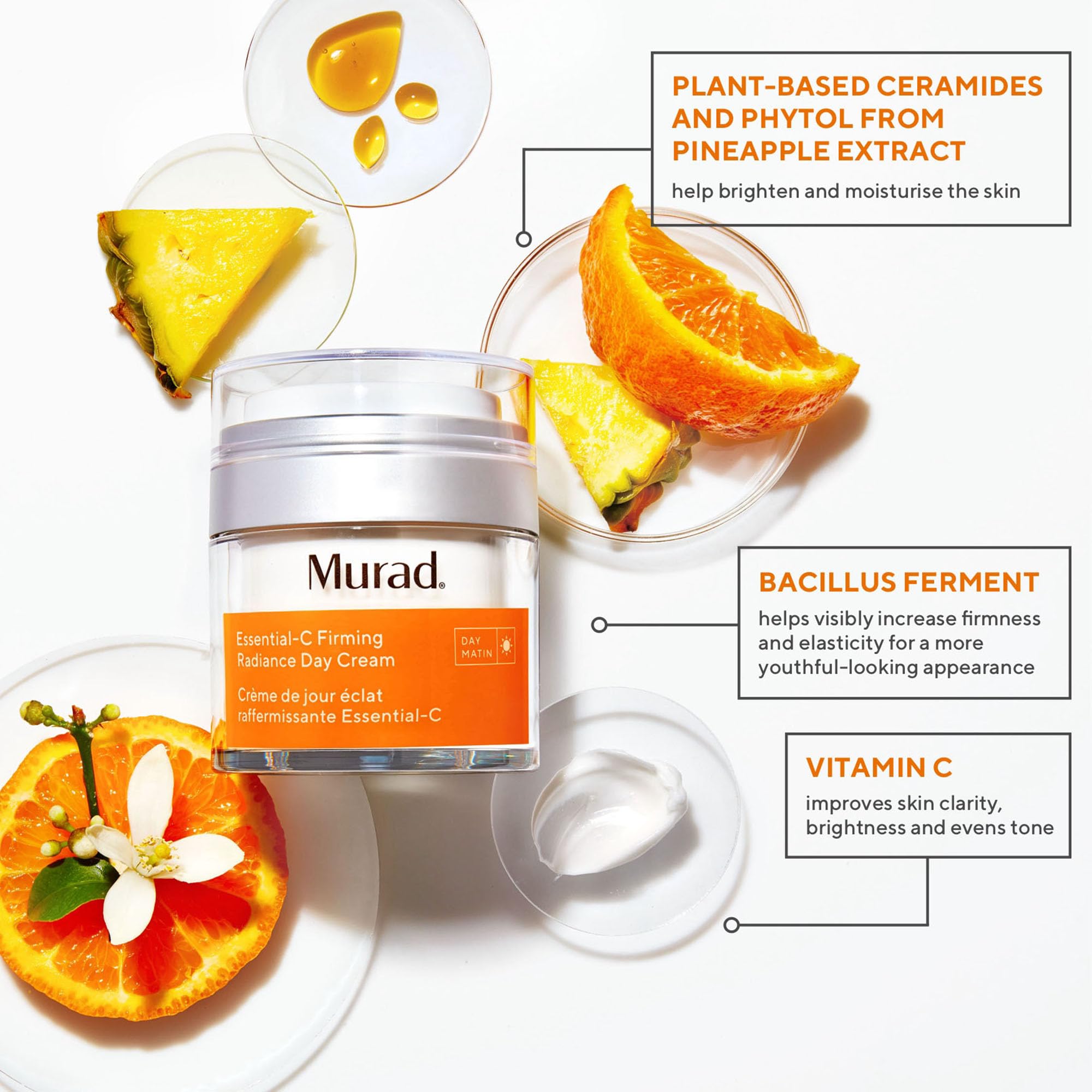Foto 3 pulgar | Crema De Día Murad Essential-c Firming Radiance Con Vitamina C 50 Ml - Venta Internacional.