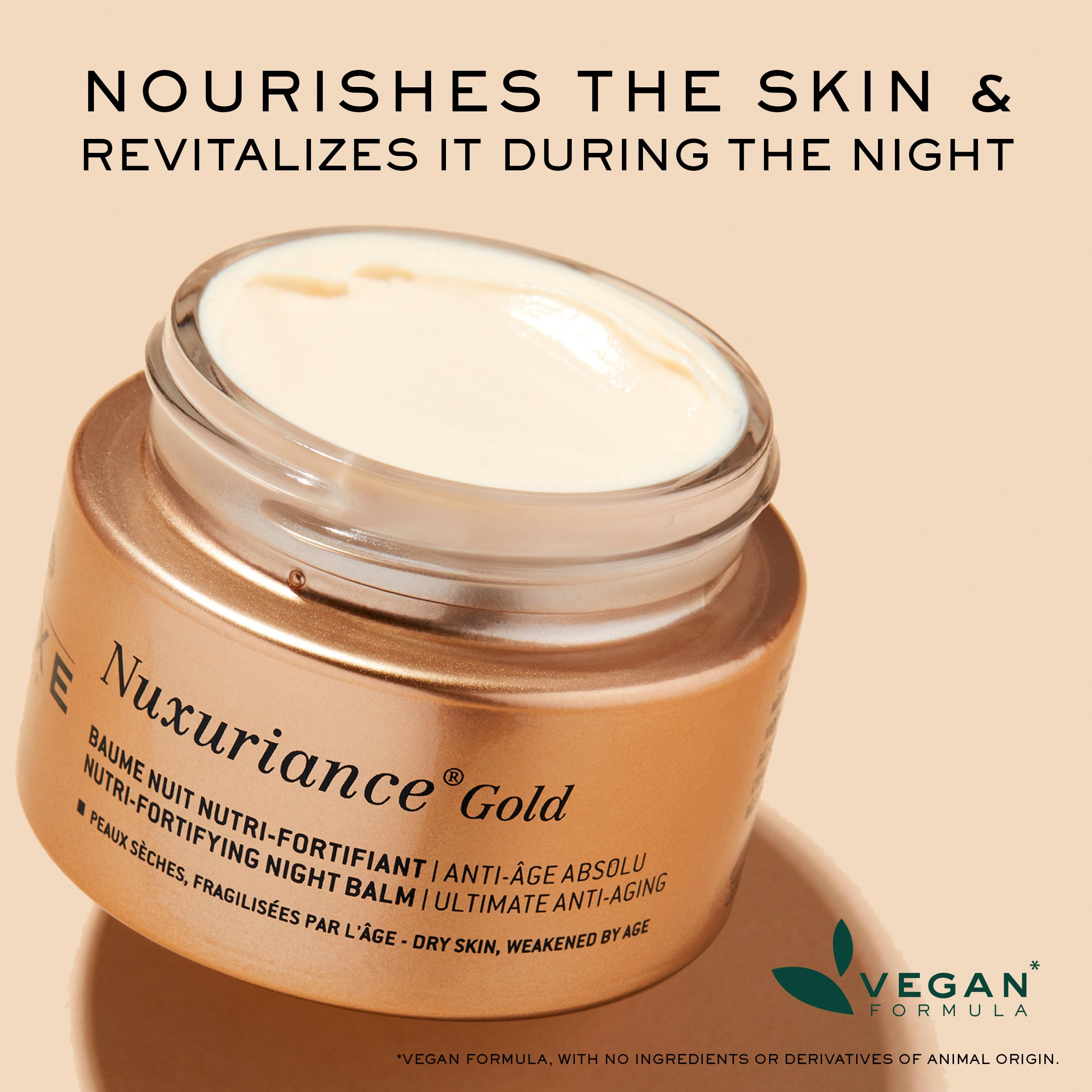 Foto 4 pulgar | Crema De Noche Nuxe Nuxuriance Gold Nutri-fortifying 50 Ml - Venta Internacional.