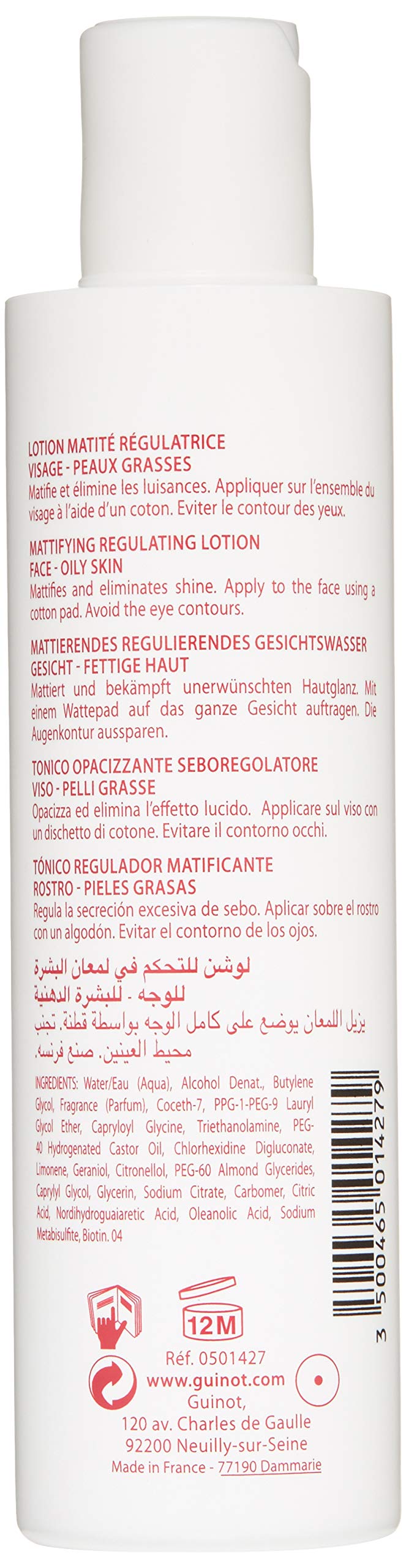 Foto 3 pulgar | Loción Guinot Microbiotic 200 Ml Para Piel Grasa - Venta Internacional.