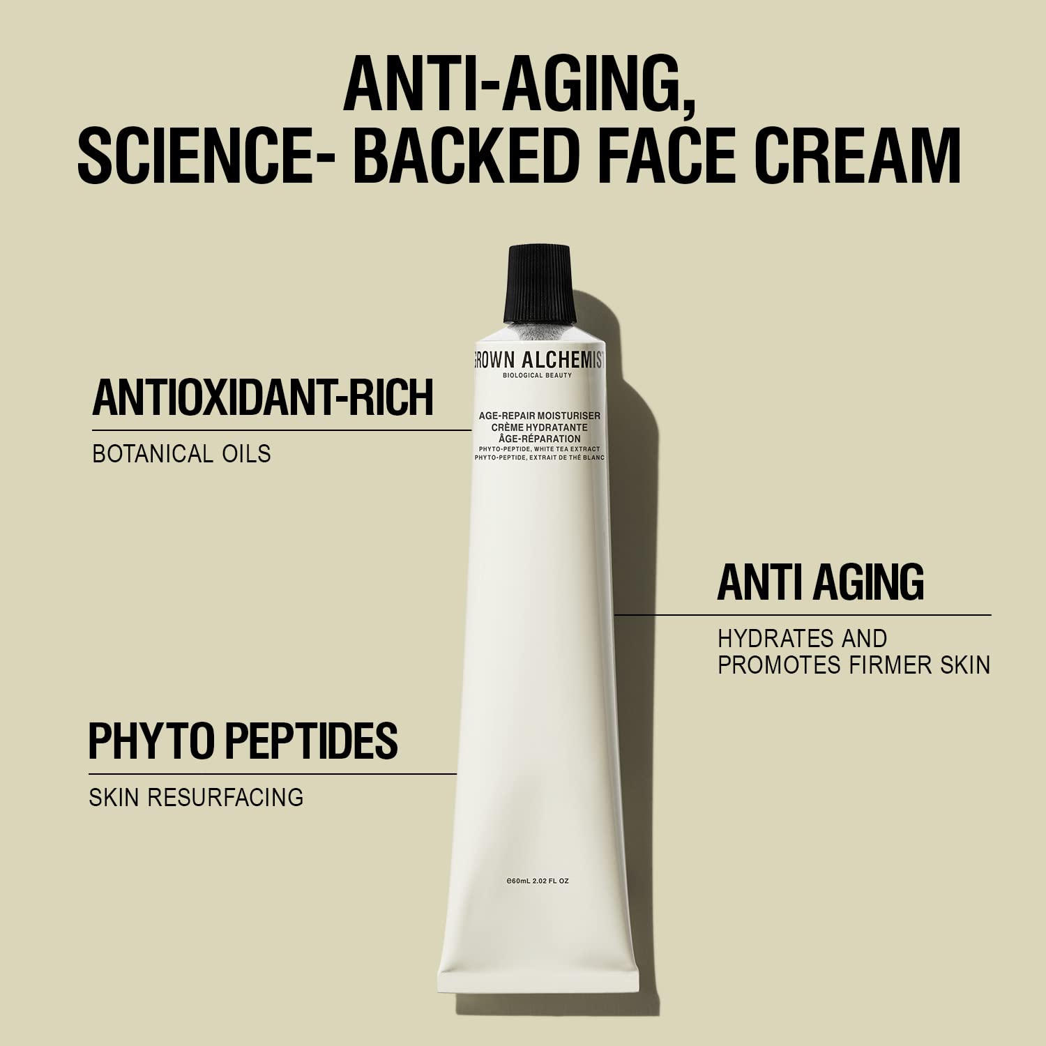 Foto 4 pulgar | Crema Facial Hidratante Grown Alchemist Age Repair 60 Ml - Venta Internacional.